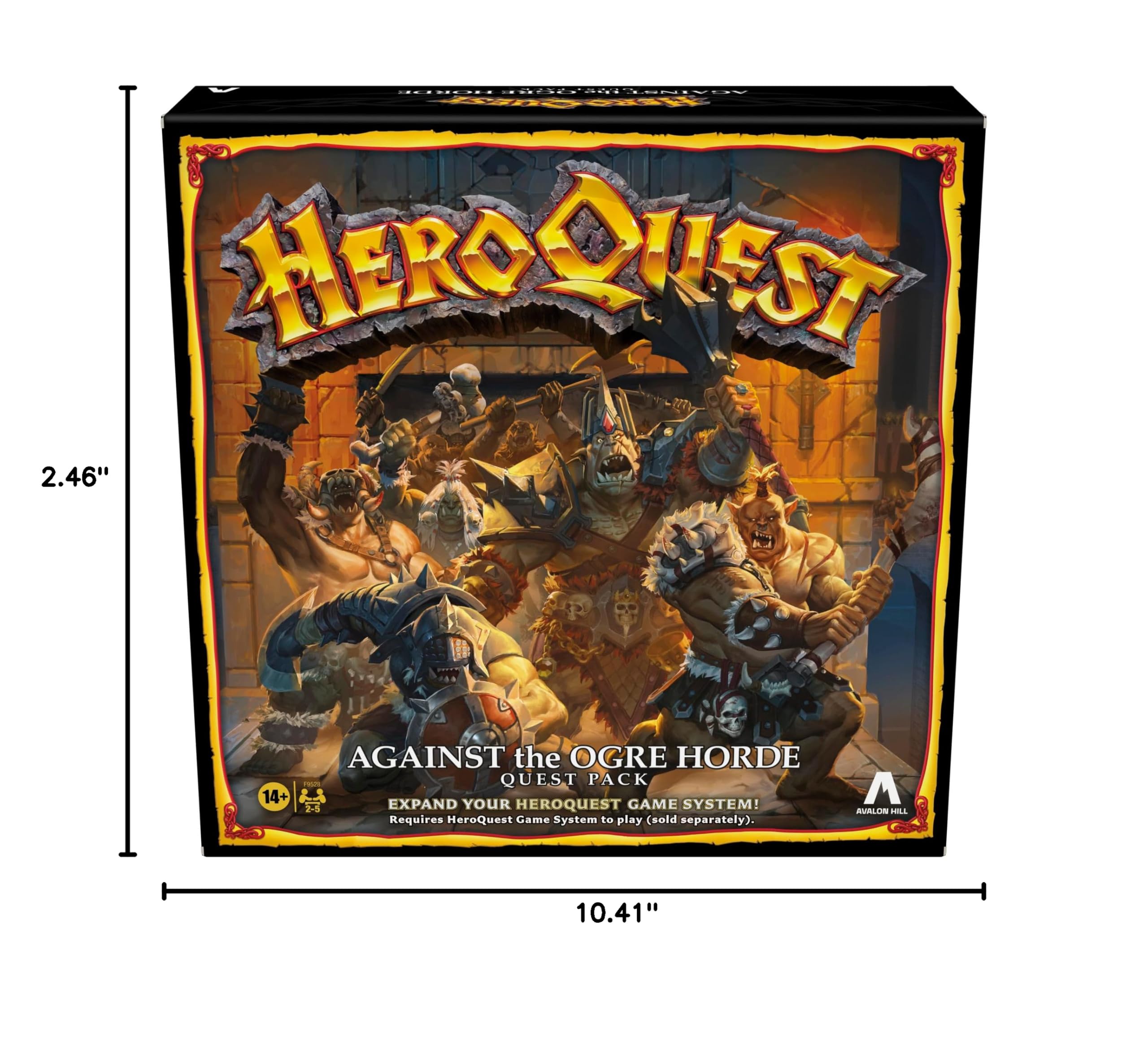 Avalon Hill Heroquest Against The Ogre Horde Quest Pack | Roleplaying Game | Ages 14+ | 2 to 5 Players | Requires HeroQuest Game System to Play, Multicolor, Pack 1 - Image 17
