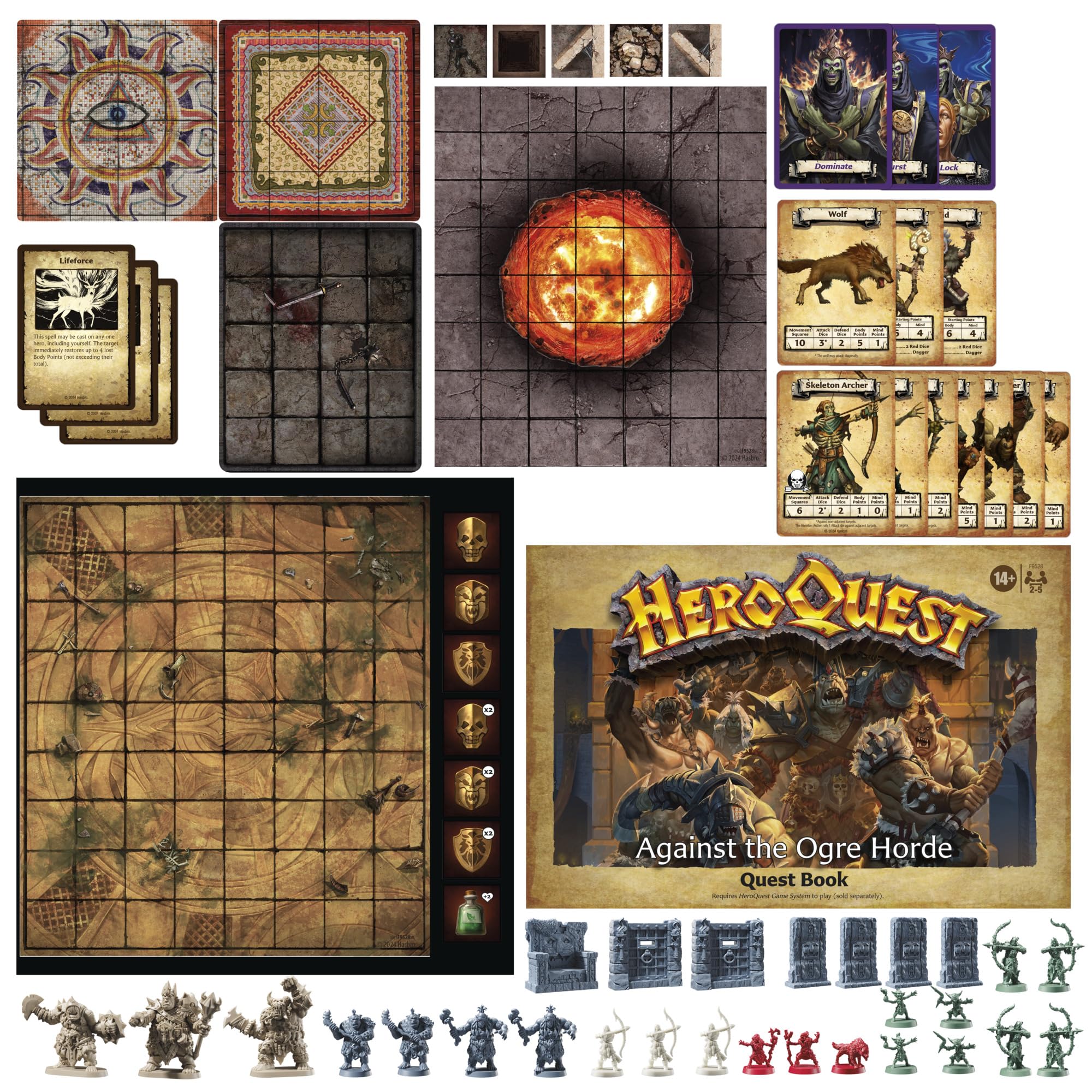 Avalon Hill Heroquest Against The Ogre Horde Quest Pack | Roleplaying Game | Ages 14+ | 2 to 5 Players | Requires HeroQuest Game System to Play, Multicolor, Pack 1 - Image 3