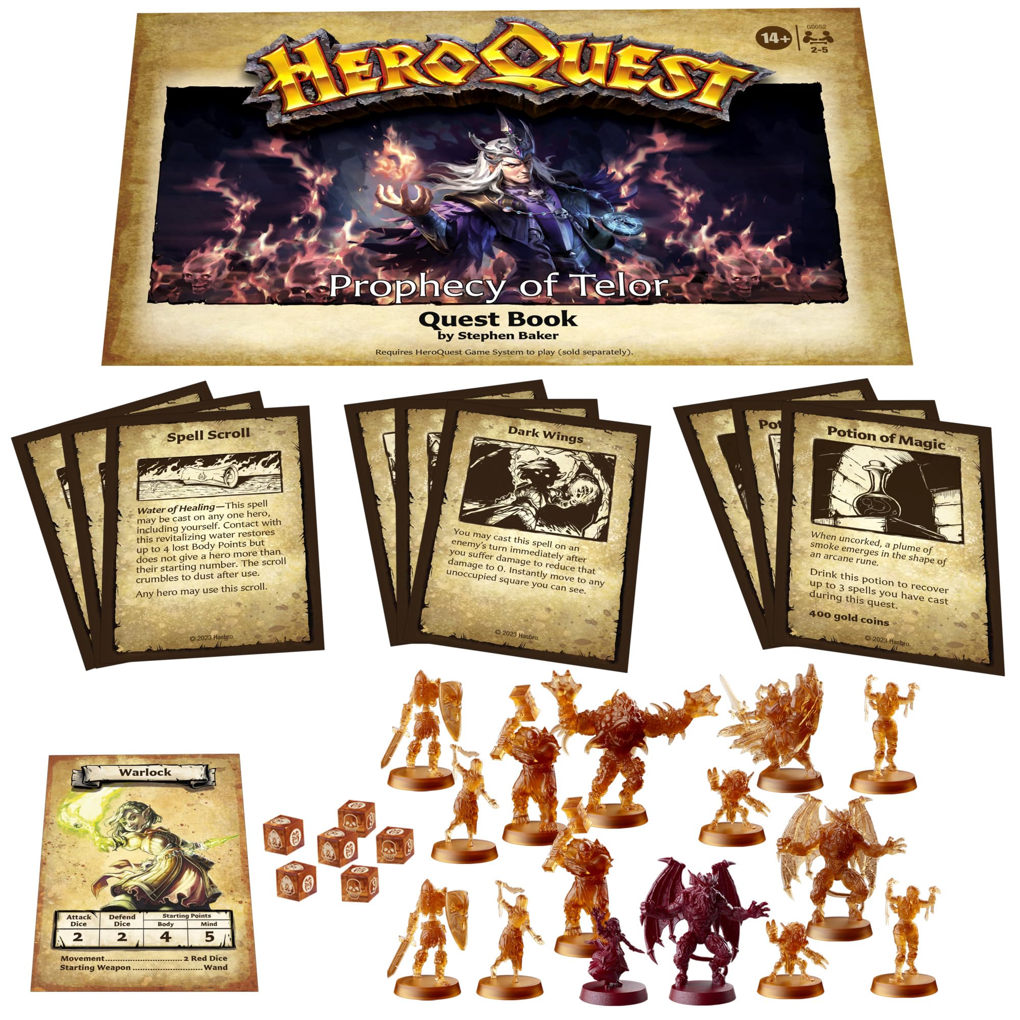 Avalon Hill HeroQuest Prophecy of Telor Quest Pack, Requires HeroQuest Game System to Play, Dungeon Crawler Games, Ages 14+, 2-5 Players, Strategy Games - Image 3