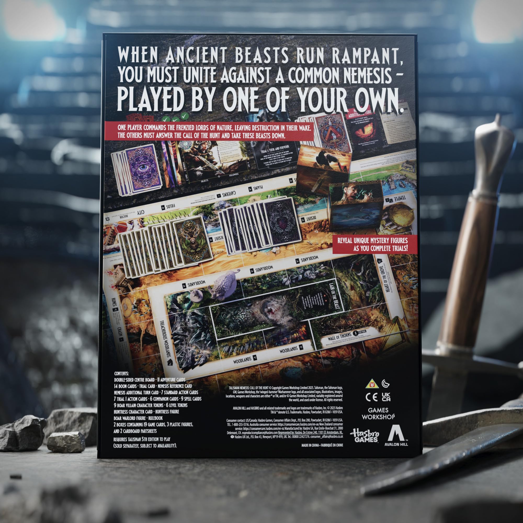 Avalon Hill Talisman Nemesis: Call of the Hunt Expansion Pack - Adventure Strategy Game - Ages 12+ - 3-6 Players - 60 mins - Image 11