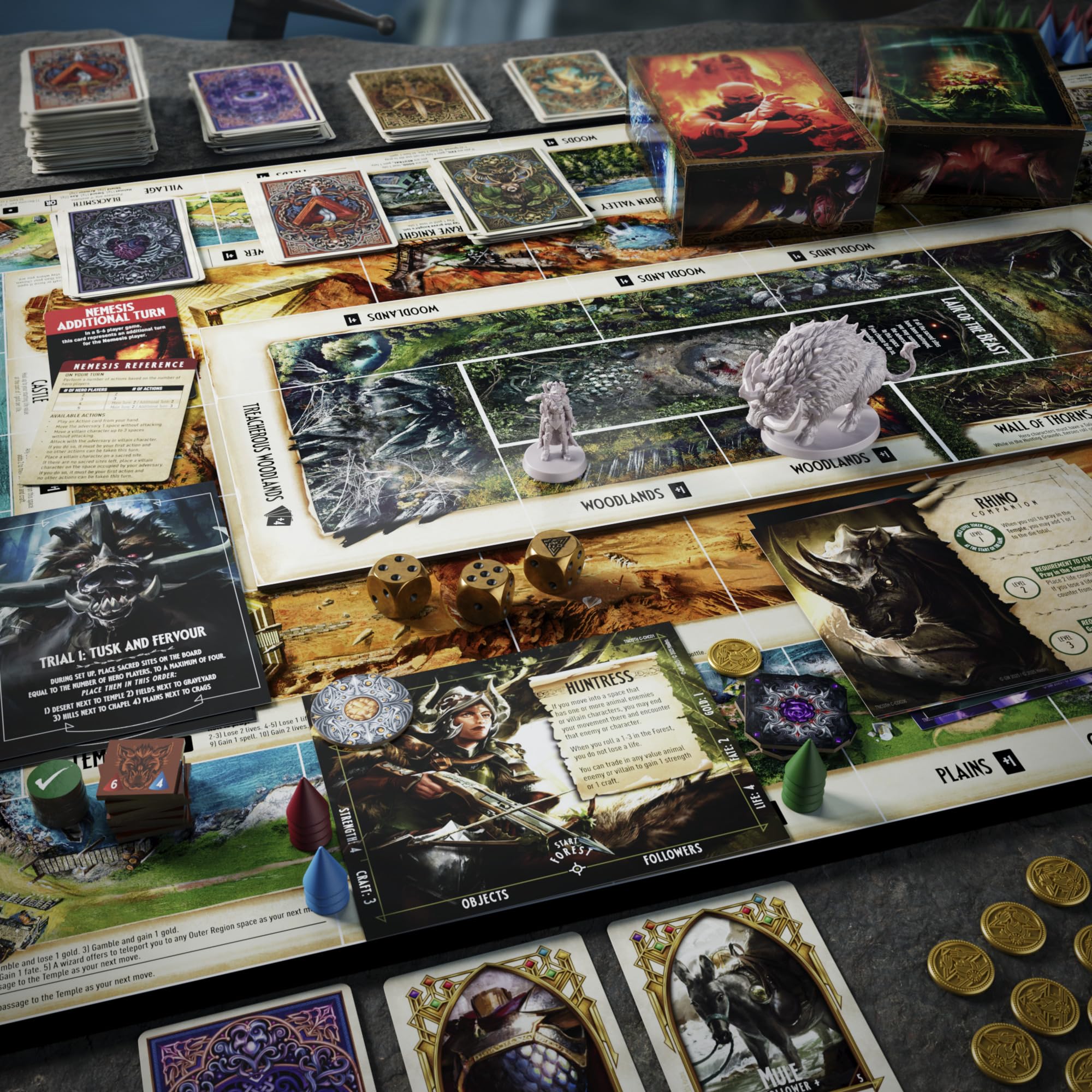 Avalon Hill Talisman Nemesis: Call of the Hunt Expansion Pack - Adventure Strategy Game - Ages 12+ - 3-6 Players - 60 mins - Image 9