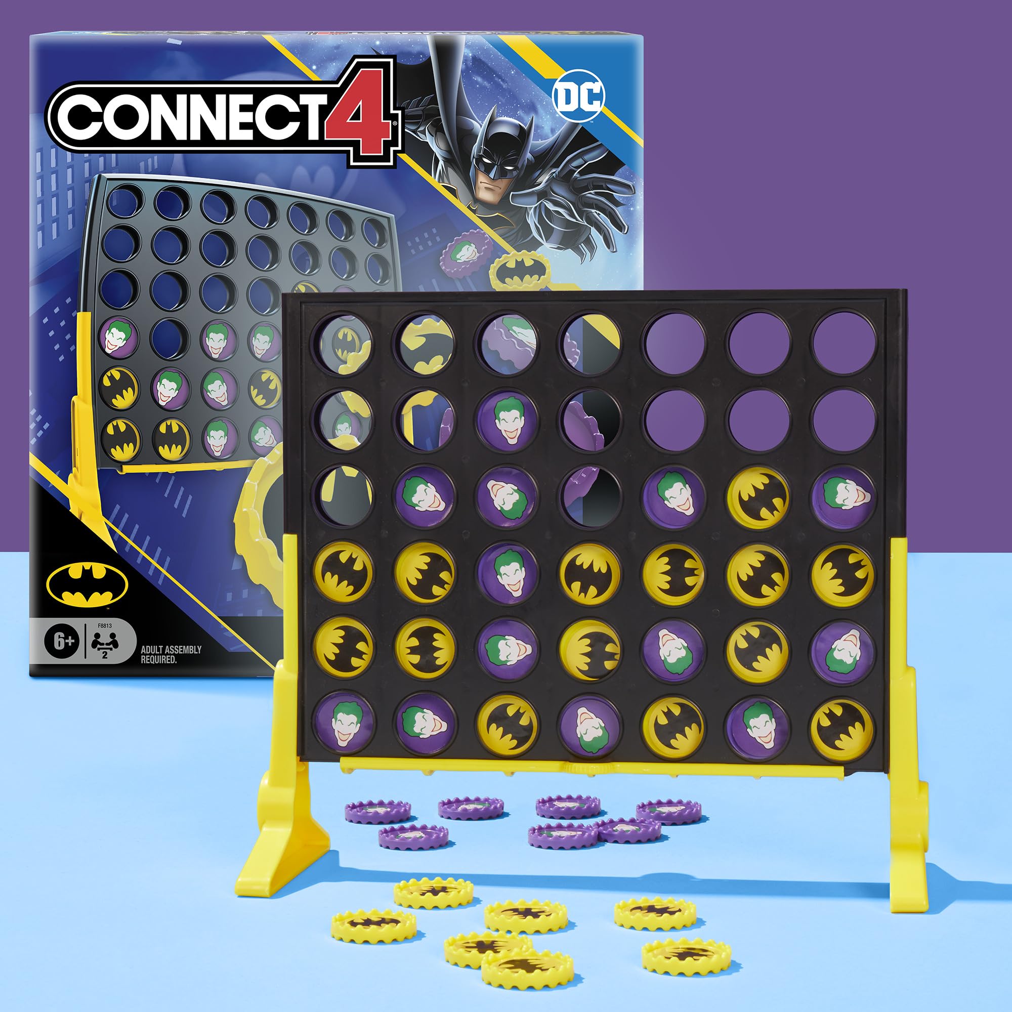 Connect 4 Batman Game | Batman-Themed 4 in a Row Game | Ages 6 and Up| for 2 Players | Strategy Board Games for Kids and Families (Amazon Exclusive) - Image 13