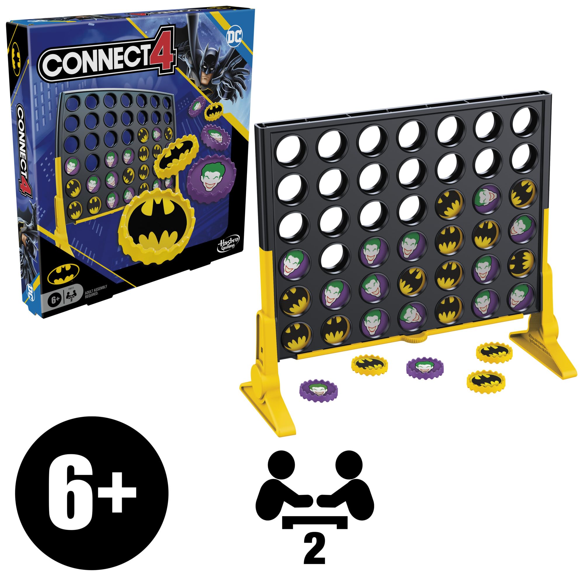 Connect 4 Batman Game | Batman-Themed 4 in a Row Game | Ages 6 and Up| for 2 Players | Strategy Board Games for Kids and Families (Amazon Exclusive) - Image 15