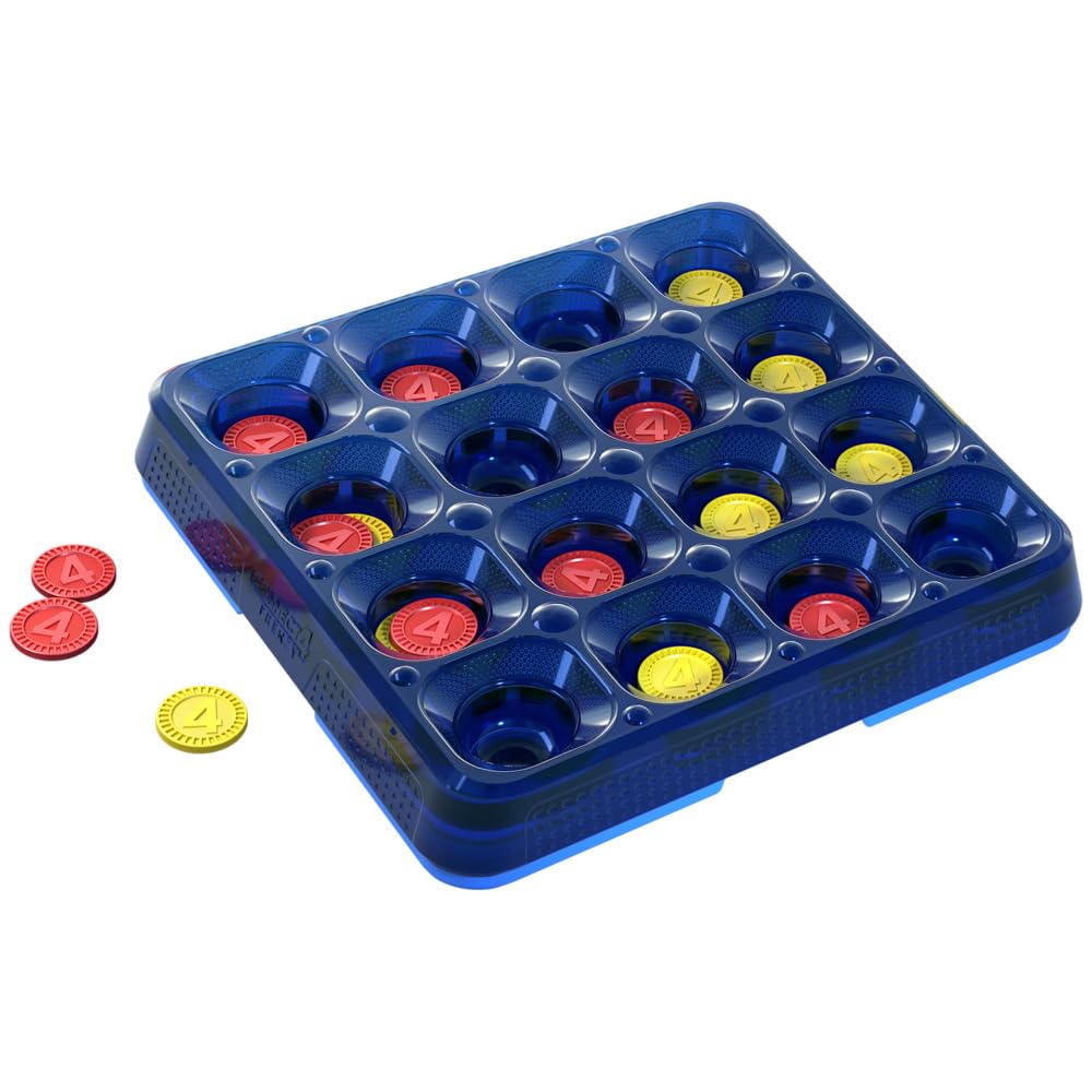 Connect 4 Frenzy Game | Bounce Discs 4 The Win | Family Party Games for Kids, Teens, and Adults | Ages 8+ | 2 to 6 Players | 10 Mins. | Portable Games - Image 4