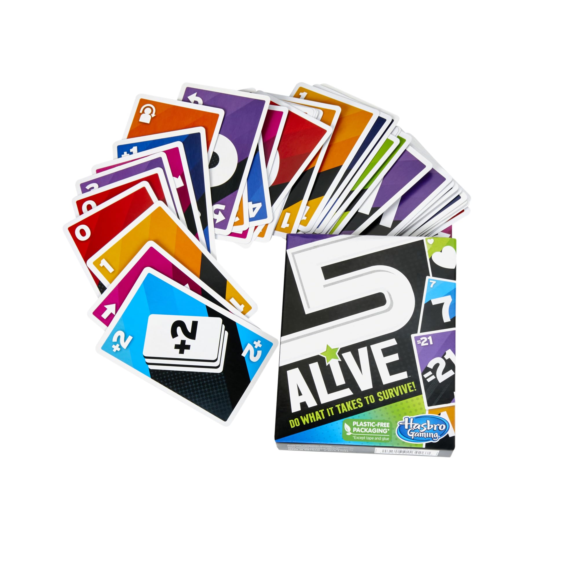 Hasbro Gaming 5 Alive Card Game, Fast-Paced Game for Kids and Families, Easy to Learn, 2 to 6 Players, Fun Summer Activities, Vacation Travel Essentials, Ages 8+ - Image 13