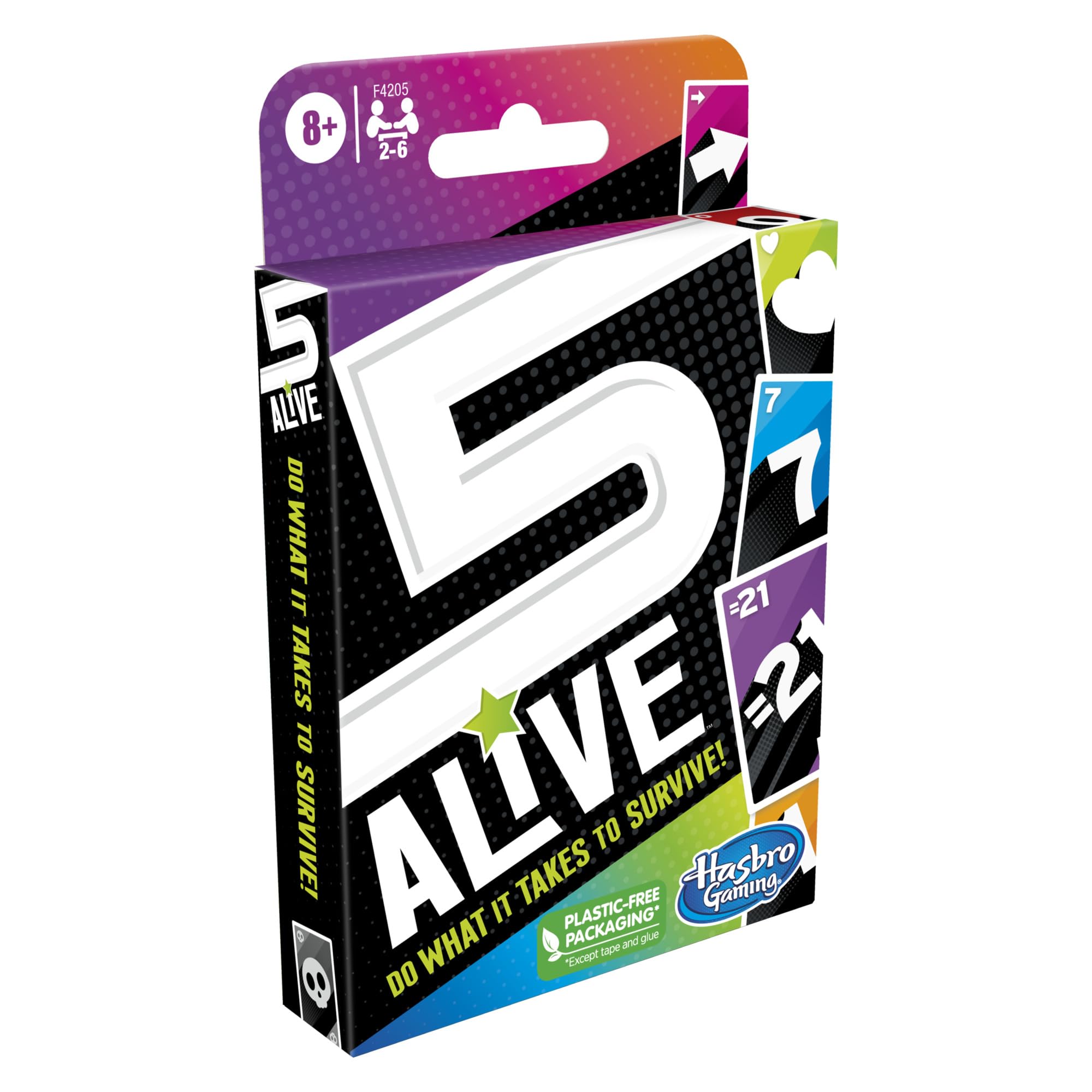 Hasbro Gaming 5 Alive Card Game, Fast-Paced Game for Kids and Families, Easy to Learn, 2 to 6 Players, Fun Summer Activities, Vacation Travel Essentials, Ages 8+ - Image 15