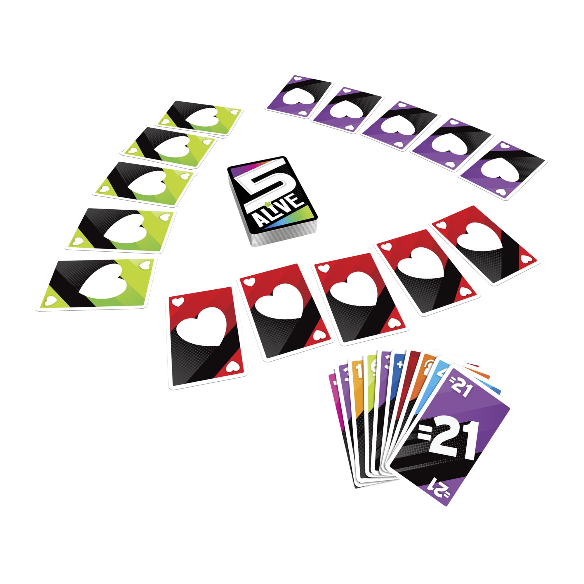 Hasbro Gaming 5 Alive Card Game, Fast-Paced Game for Kids and Families, Easy to Learn, 2 to 6 Players, Fun Summer Activities, Vacation Travel Essentials, Ages 8+ - Image 3