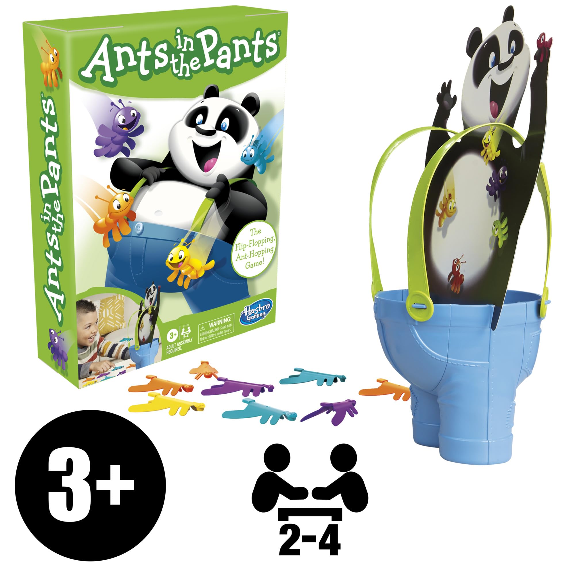 Hasbro Gaming Ants in The Pants Preschool Game for Kids Ages 3+, Fun Board Game for 2-4 Players, Easter Gifts for Boys and Girls (Amazon Exclusive) - Image 3