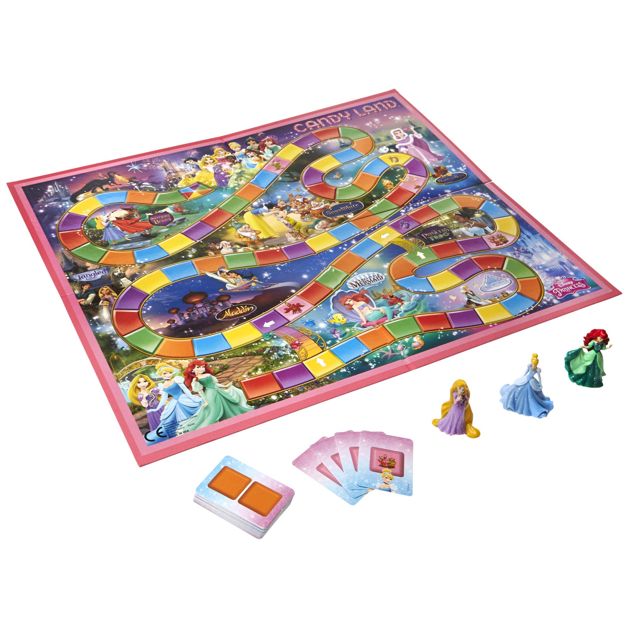 Hasbro Gaming Candy Land Disney Princess Edition Board Game, Preschool Games for 2 to 3 Players, Easter Gifts for Boys and Girls, Family Games for Kids Ages 3 and Up (Amazon Exclusive) - Image 5