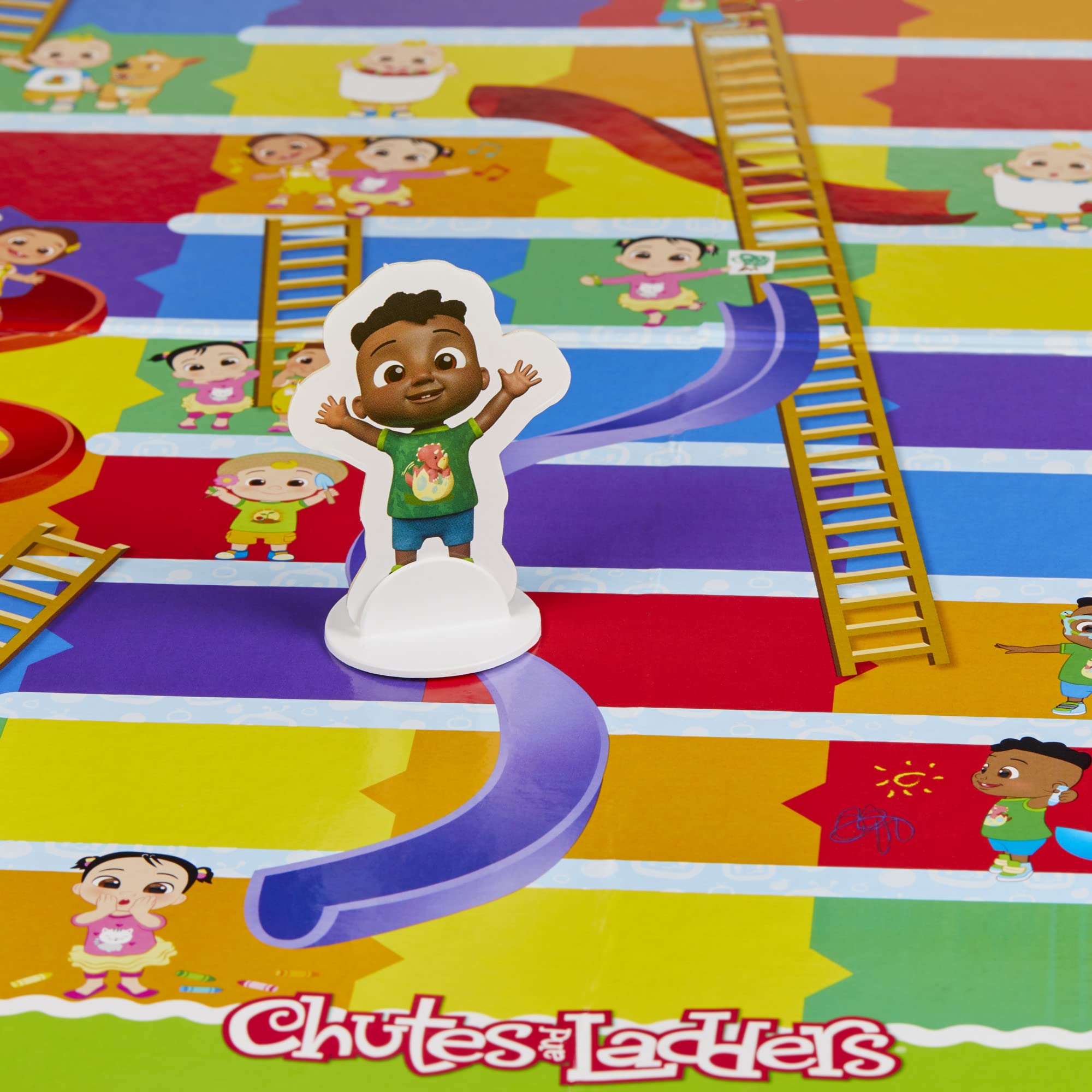 Hasbro Gaming Chutes and Ladders: CoComelon Edition Board Game for Kids | 2-4 Players | Preschool Back to School Gifts | Ages 3+ (Amazon Exclusive) - Image 6