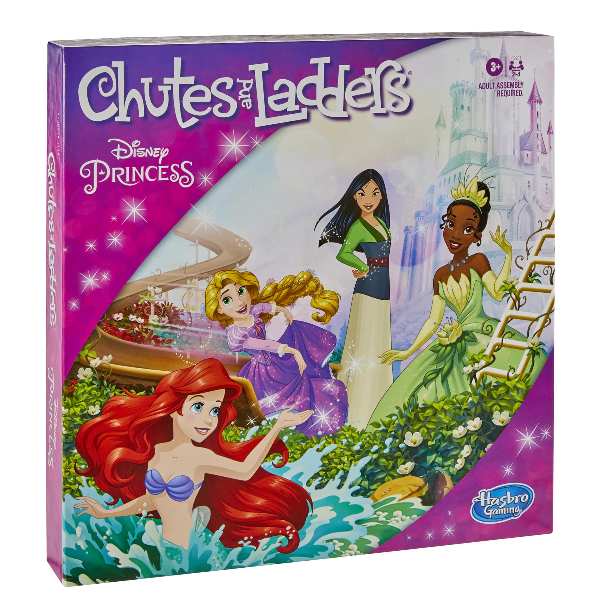 Hasbro Gaming Chutes and Ladders: Disney Princess Edition Board Game for Kids Ages 3 and Up, Easter Gifts for Boys and Girls, Preschool Game for 2-4 Players (Amazon Exclusive) - Image 13