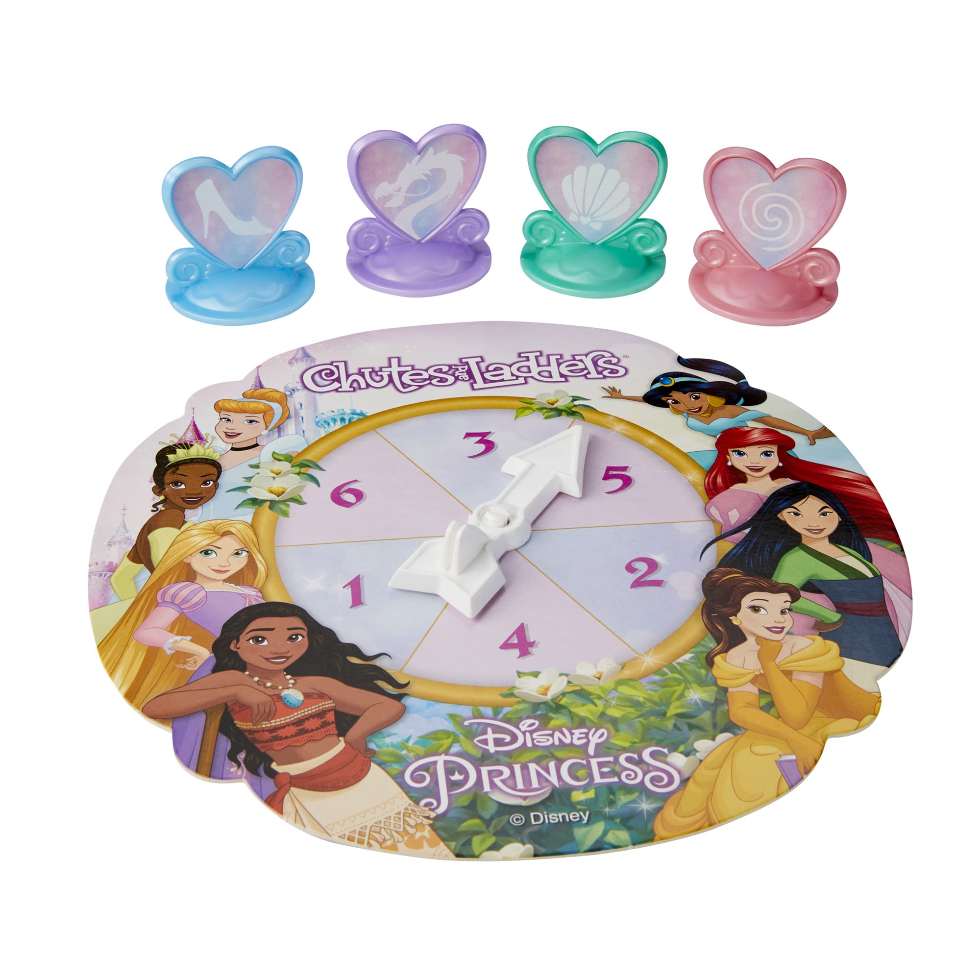 Hasbro Gaming Chutes and Ladders: Disney Princess Edition Board Game for Kids Ages 3 and Up, Easter Gifts for Boys and Girls, Preschool Game for 2-4 Players (Amazon Exclusive) - Image 9