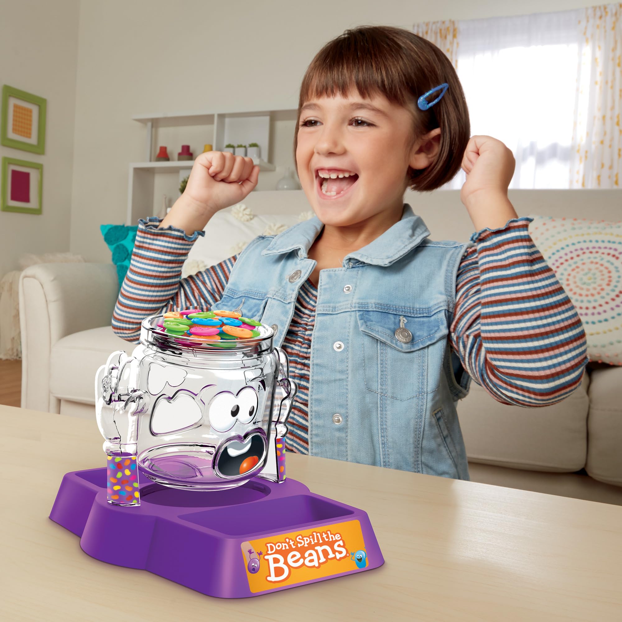 Hasbro Gaming Don't Spill The Beans Game for Kids, Easy and Fun Balancing Game for Children Ages 3 and Up, Easter Gifts for Boys and Girls, Preschool Games for 2 Players, Kids Board Games - Image 5