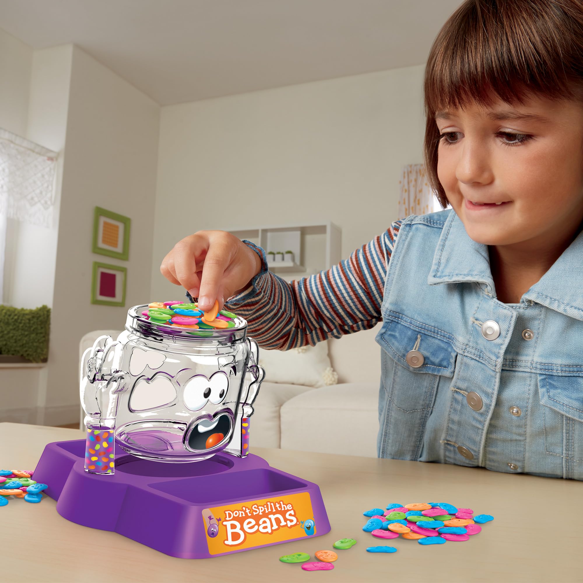 Hasbro Gaming Don't Spill The Beans Game for Kids, Easy and Fun Balancing Game for Children Ages 3 and Up, Easter Gifts for Boys and Girls, Preschool Games for 2 Players, Kids Board Games - Image 6