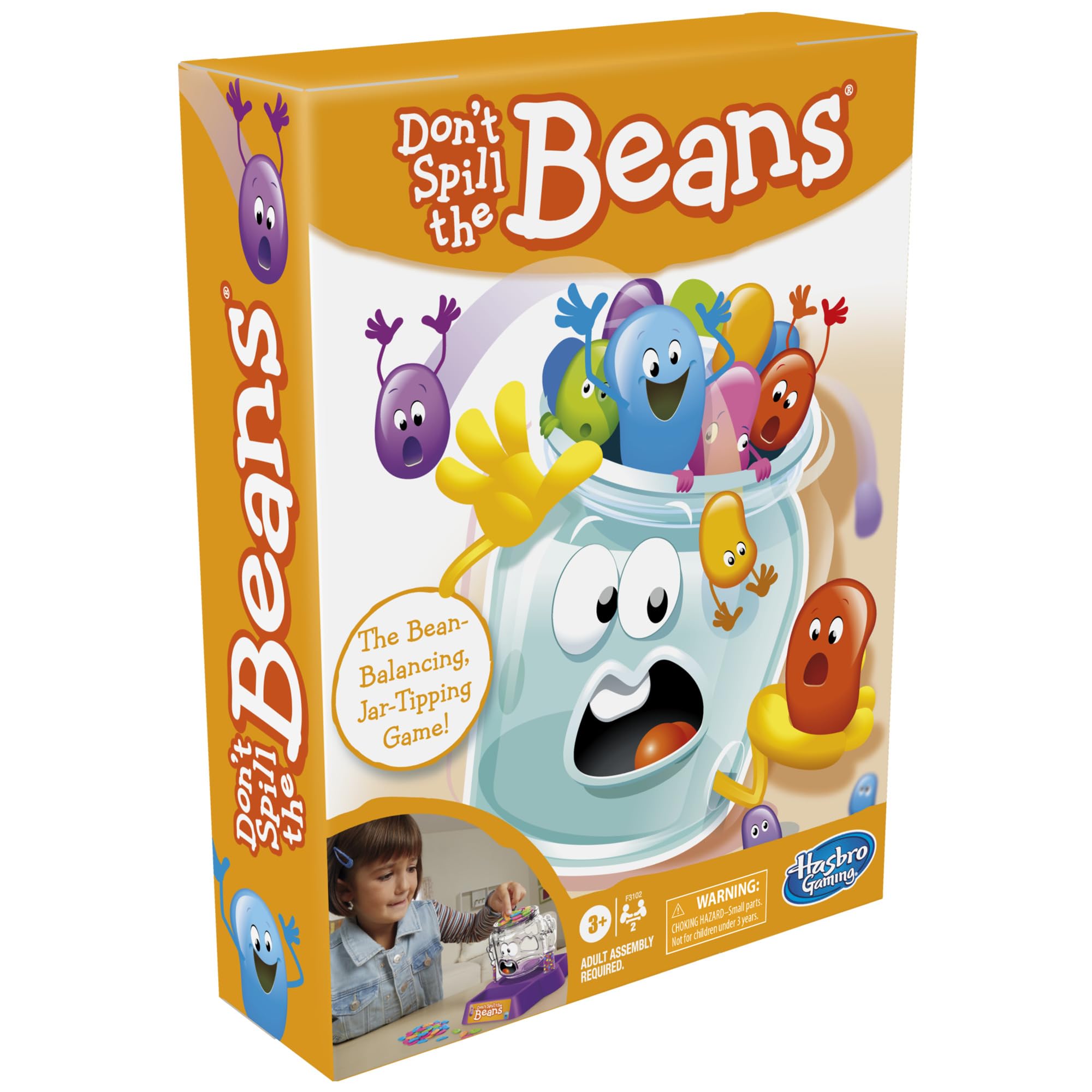 Hasbro Gaming Don't Spill The Beans Game for Kids, Easy and Fun Balancing Game for Children Ages 3 and Up, Easter Gifts for Boys and Girls, Preschool Games for 2 Players, Kids Board Games - Image 8