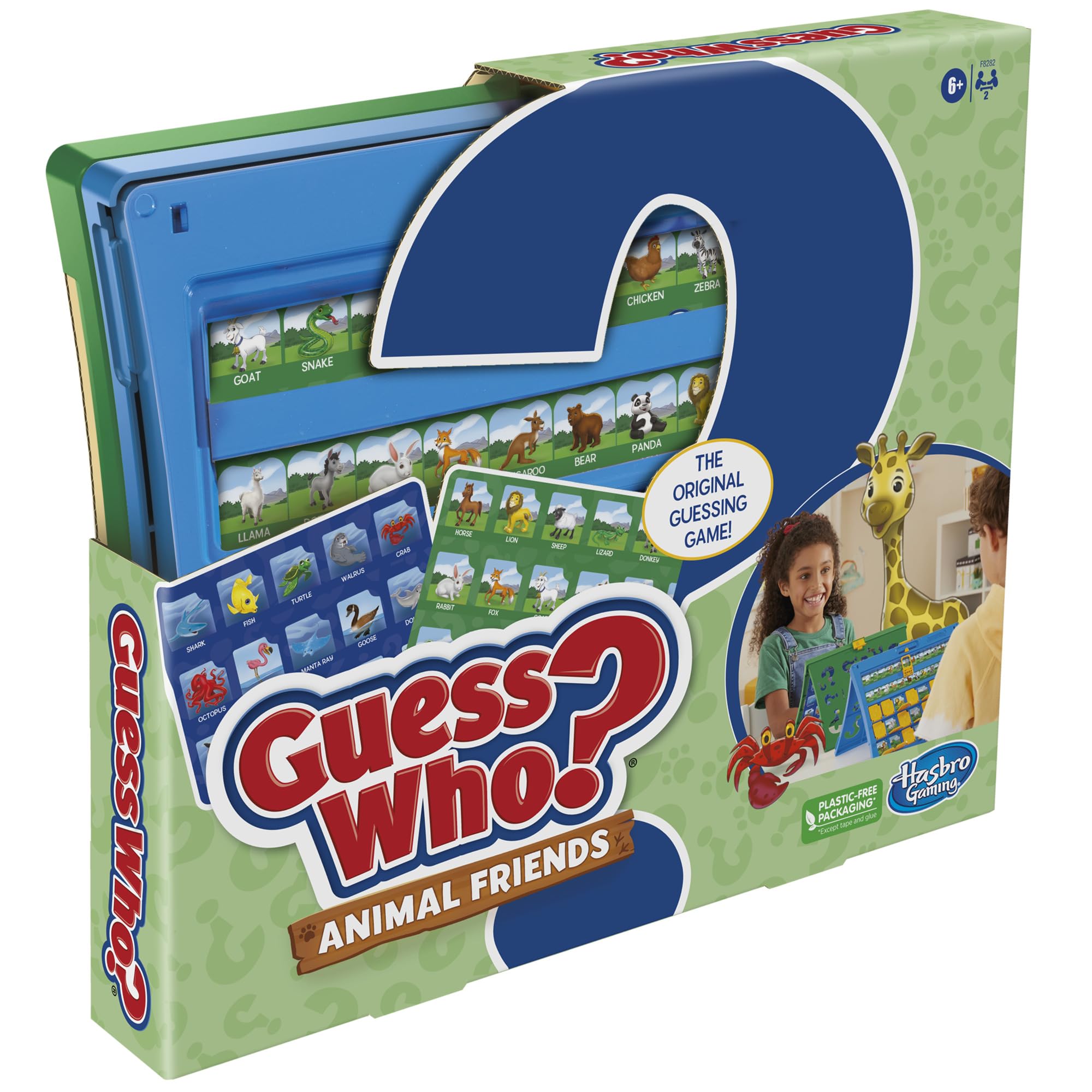 Hasbro Gaming Guess Who? Animal Friends Game | 2 Double-Sided Animal Sheets | 2-Player Board Games for Kids | Easter Gifts for Boys and Girls | Ages 6+ (Amazon Exclusive) - Image 8