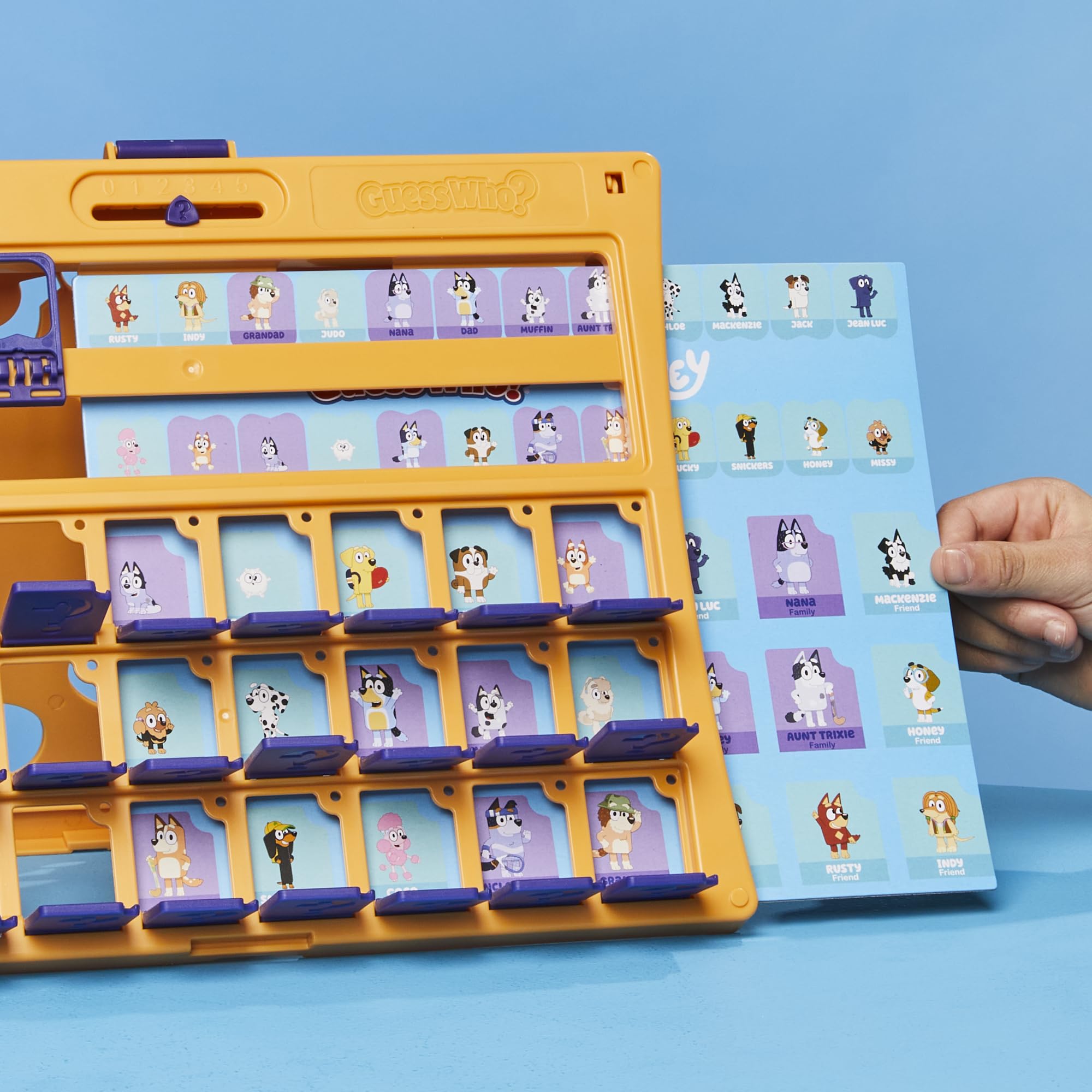 Hasbro Gaming Guess Who? Bluey Edition Game | Bluey Characters and Objects | Fun Kids Board Games for Families | 2 Players | 15 Mins. | Travel Friendly | Ages 6+ - Image 5