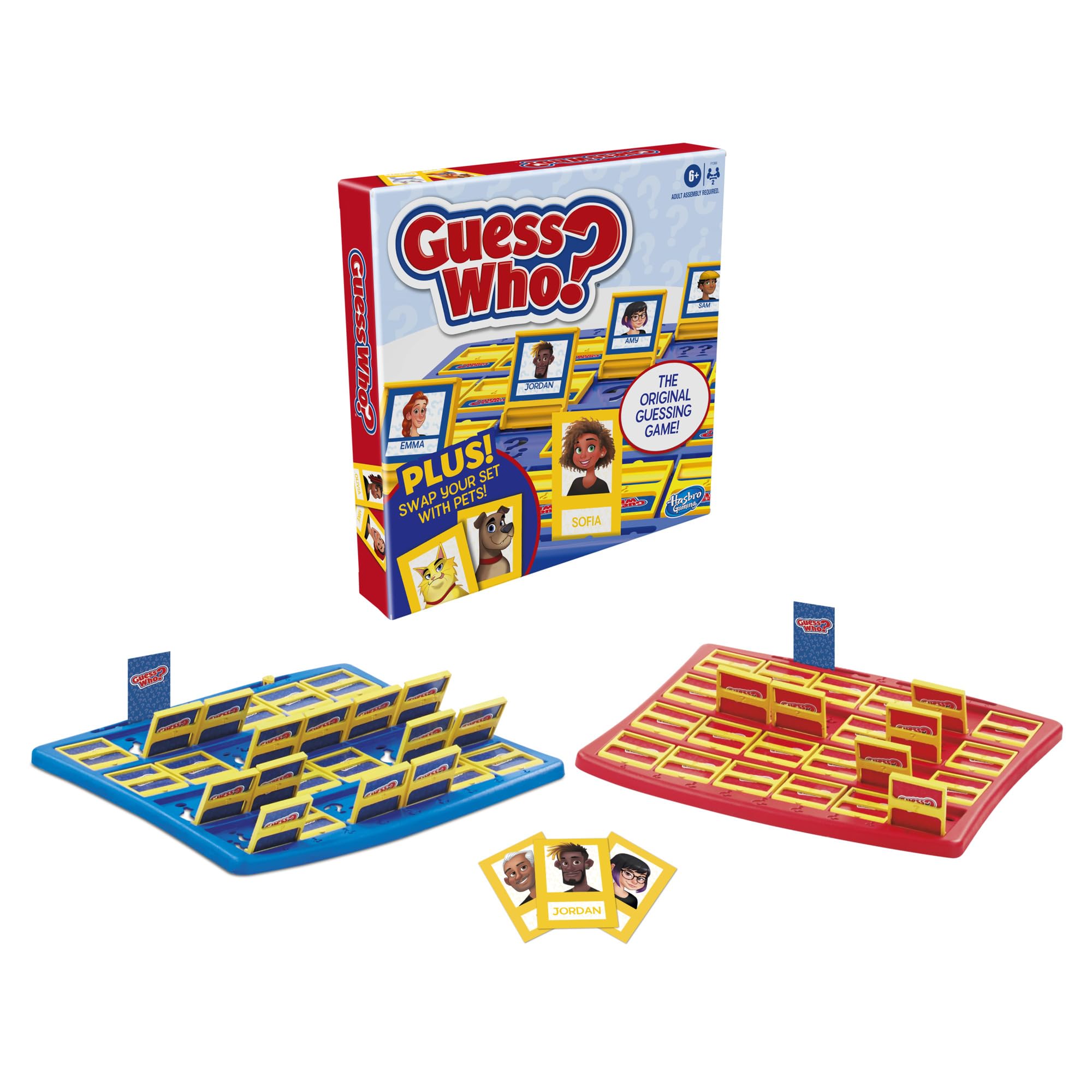 Hasbro Gaming Guess Who? Board Game, with People and Pets Cards, The Original Guessing Game for Kids, Ages 6 and Up, Easter Gifts for Boys and Girls (Amazon Exclusive) - Image 3
