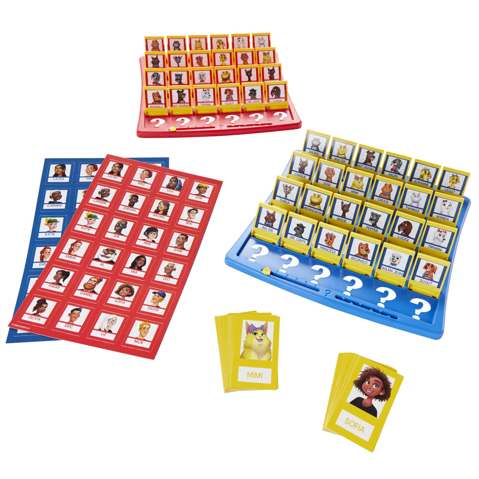 Hasbro Gaming Guess Who? Board Game, with People and Pets Cards, The Original Guessing Game for Kids, Ages 6 and Up, Easter Gifts for Boys and Girls (Amazon Exclusive) - Image 4