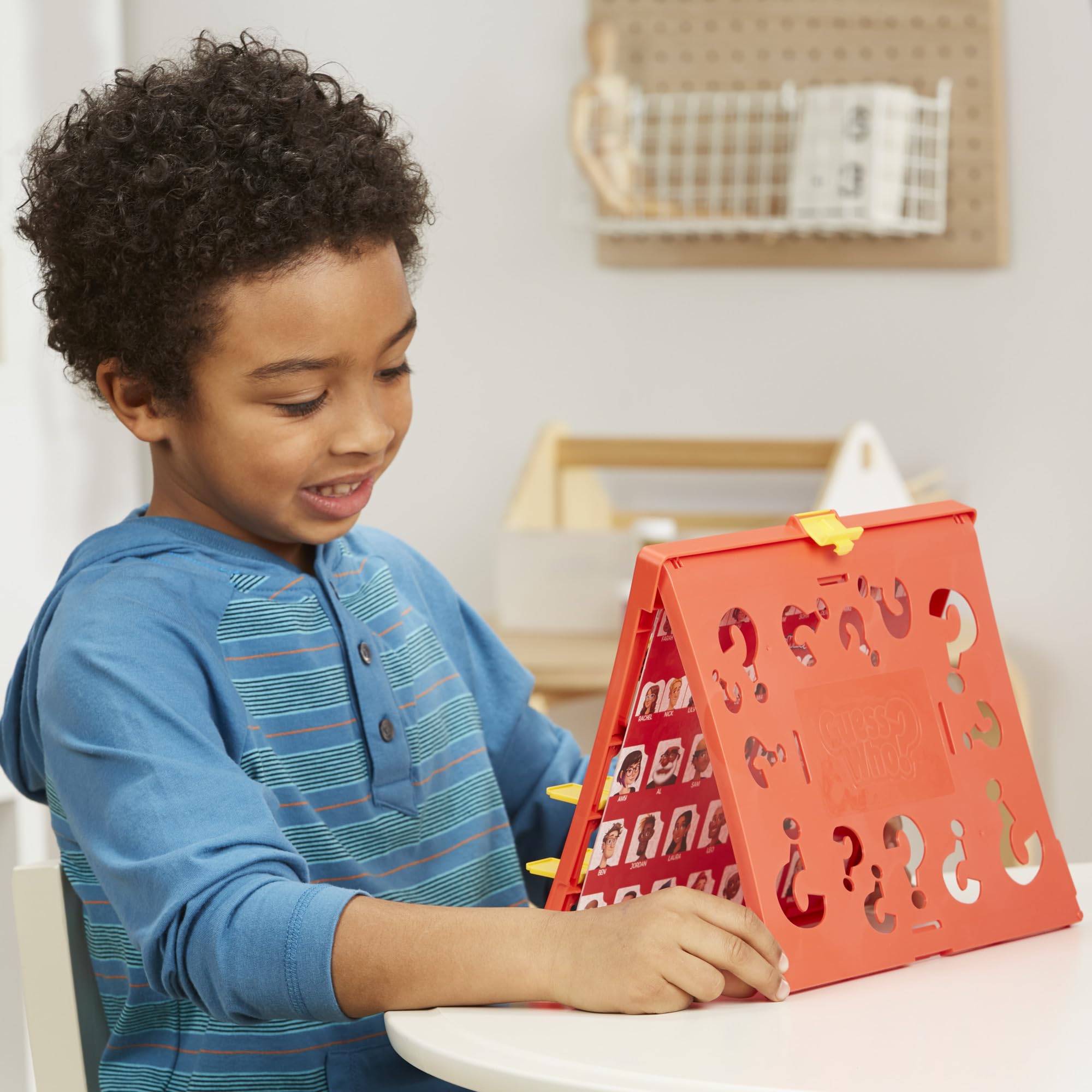 Hasbro Gaming Guess Who? Original,Easy to Load Frame,Double-Sided Character Sheet,2 Player Board Games for Kids,Guessing Games for Families,Ages 6 and Up - Image 8