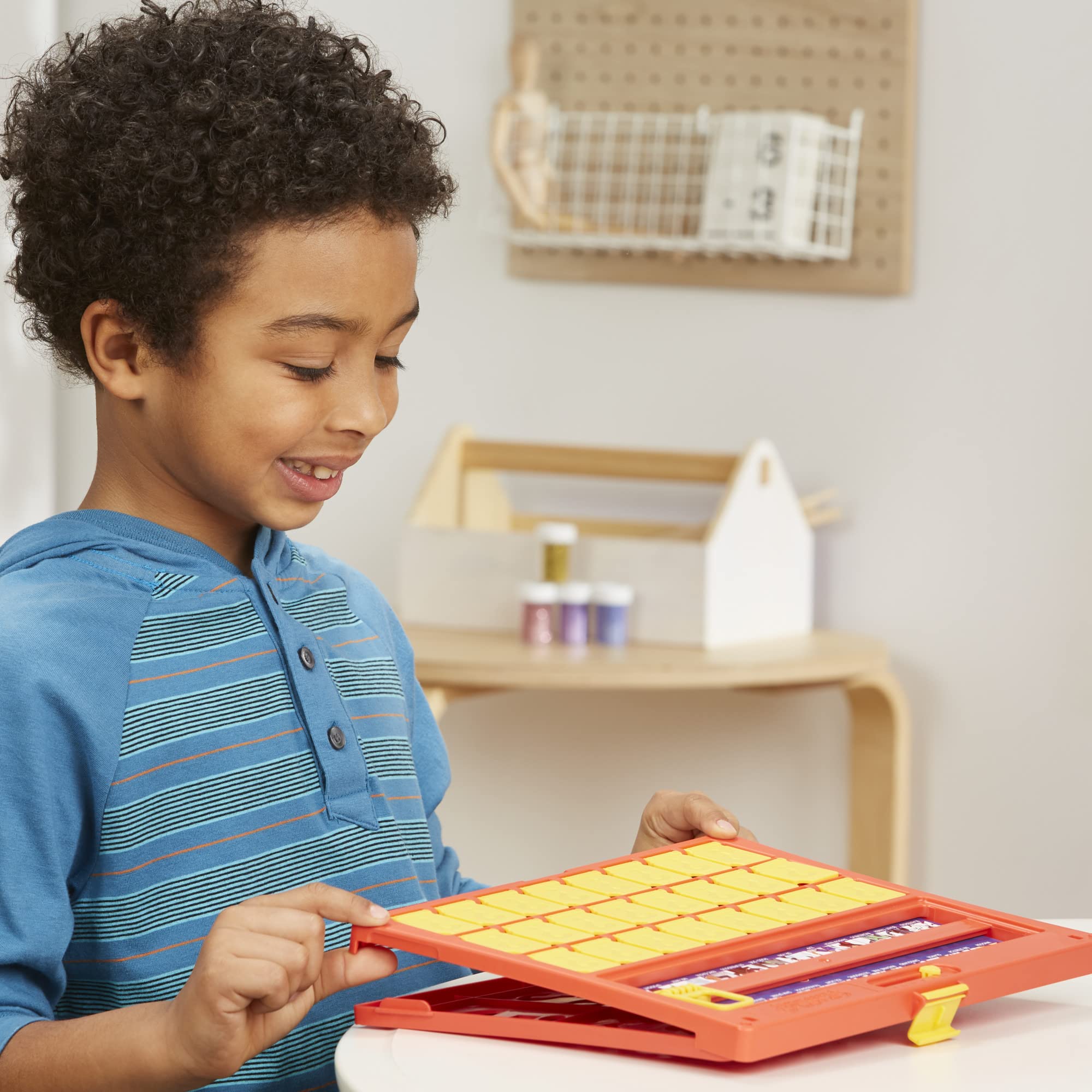 Hasbro Gaming Guess Who? Original,Easy to Load Frame,Double-Sided Character Sheet,2 Player Board Games for Kids,Guessing Games for Families,Ages 6 and Up - Image 9