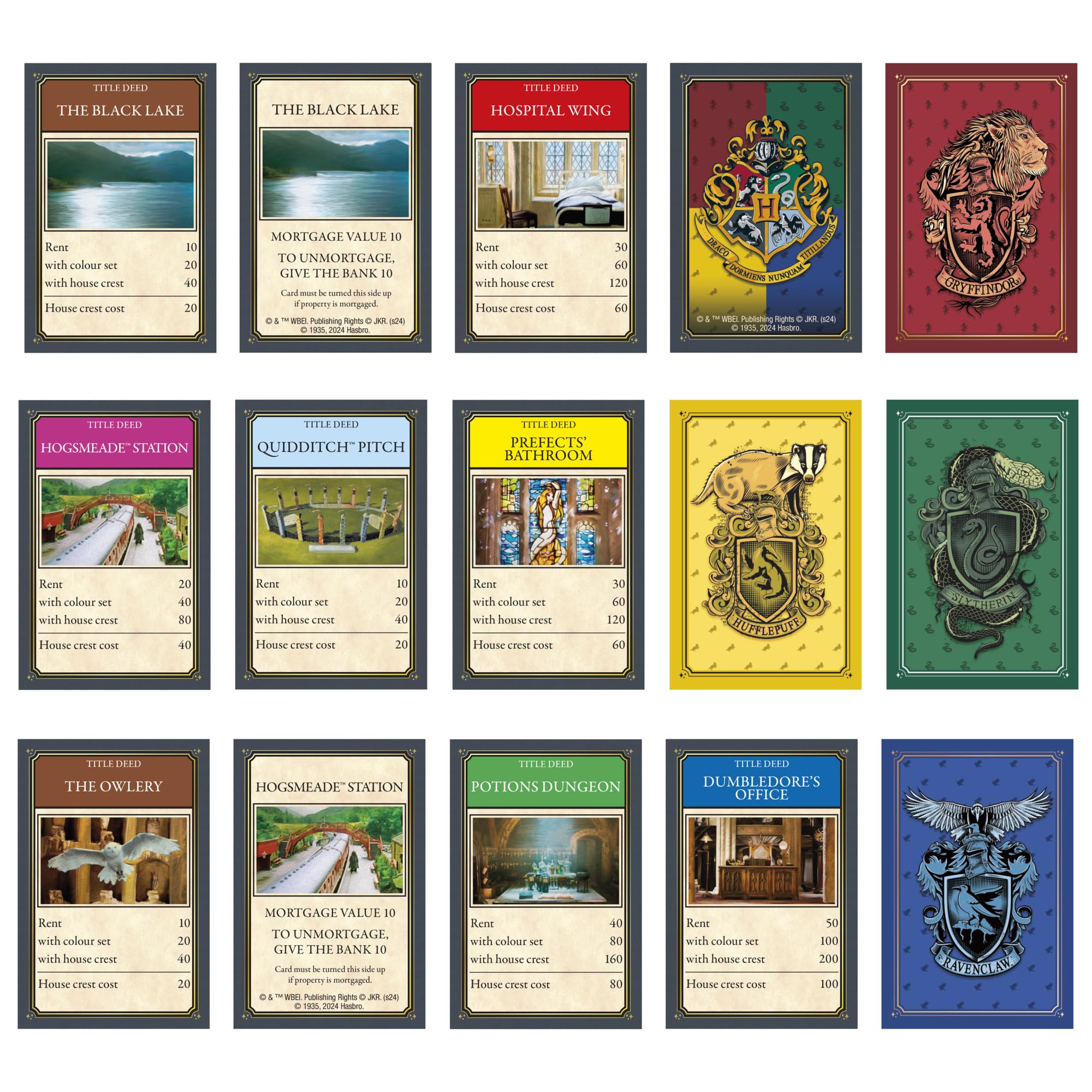 Hasbro Gaming Monopoly Harry Potter Edition Board Game | A Magical Adventure at Hogwarts | Ages 8 and Up | 2 to 6 Players | Family Games | Gifts for Kids and Adults - Image 14