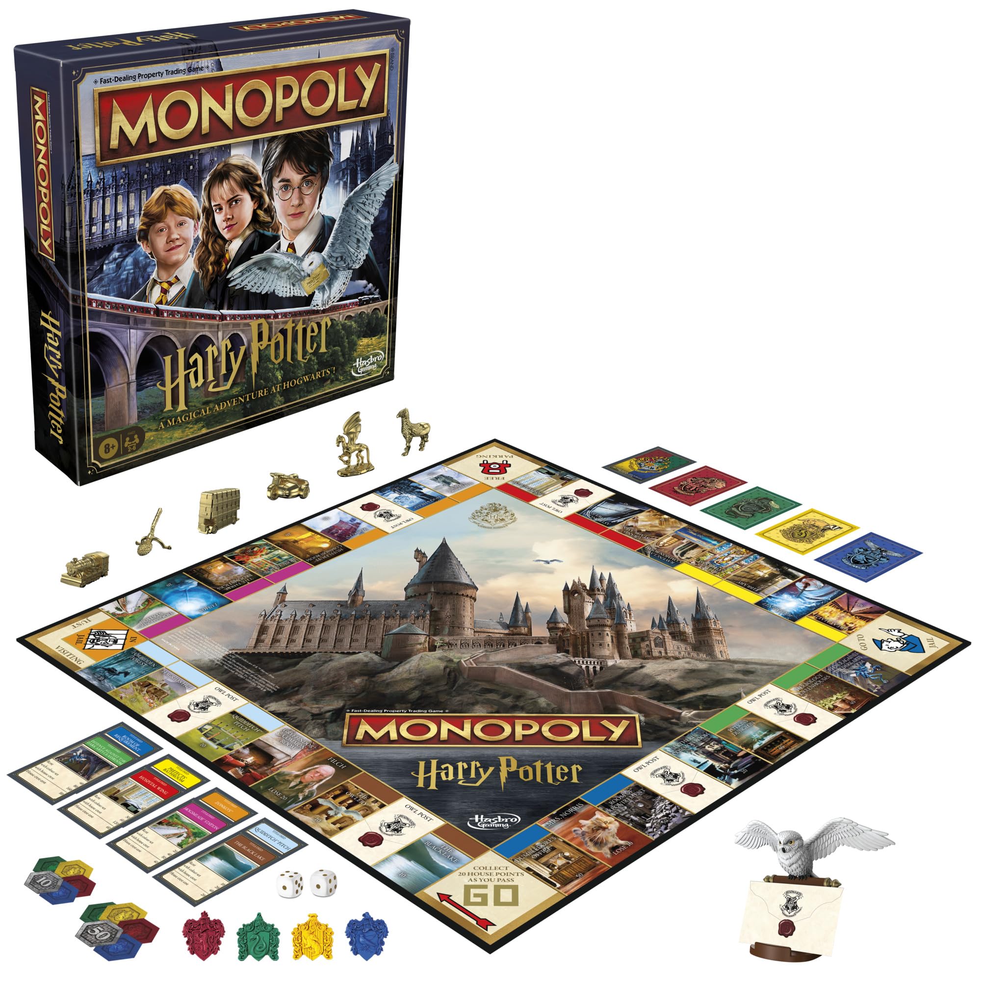 Hasbro Gaming Monopoly Harry Potter Edition Board Game | A Magical Adventure at Hogwarts | Ages 8 and Up | 2 to 6 Players | Family Games | Gifts for Kids and Adults - Image 16
