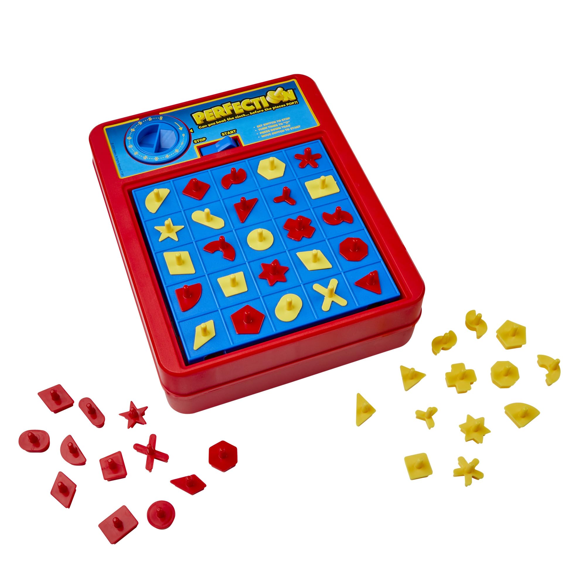 Hasbro Gaming Perfection Plus 2-Player Duel Mode Popping Shapes and Pieces Ages 5 and Up, Easter Gifts for Kids (Amazon Exclusive) - Image 3