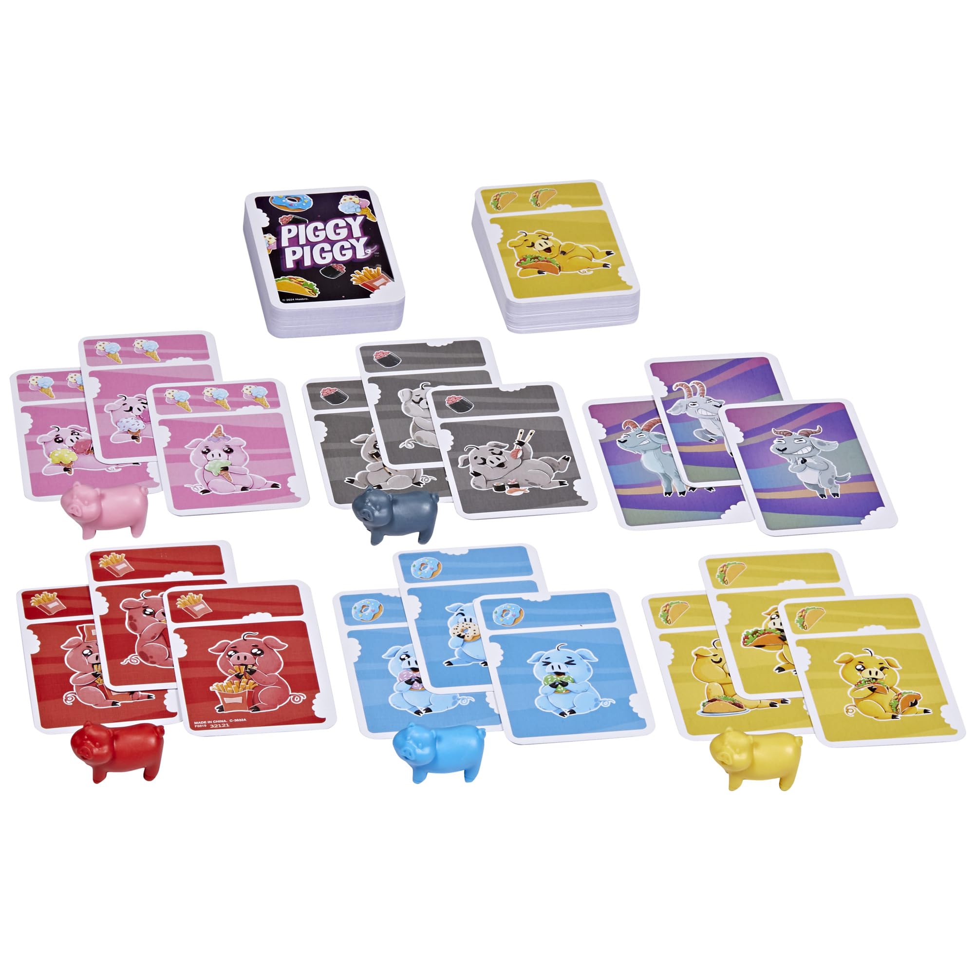 Hasbro Gaming Piggy Piggy Card Game | Family Games for Kids, Teens, and Adults | 2 to 6 Players I 20 Mins. Average | Quick-Playing Travel Games | Fun Summer Activities | Vacation Essentials | Ages 7+ - Image 12