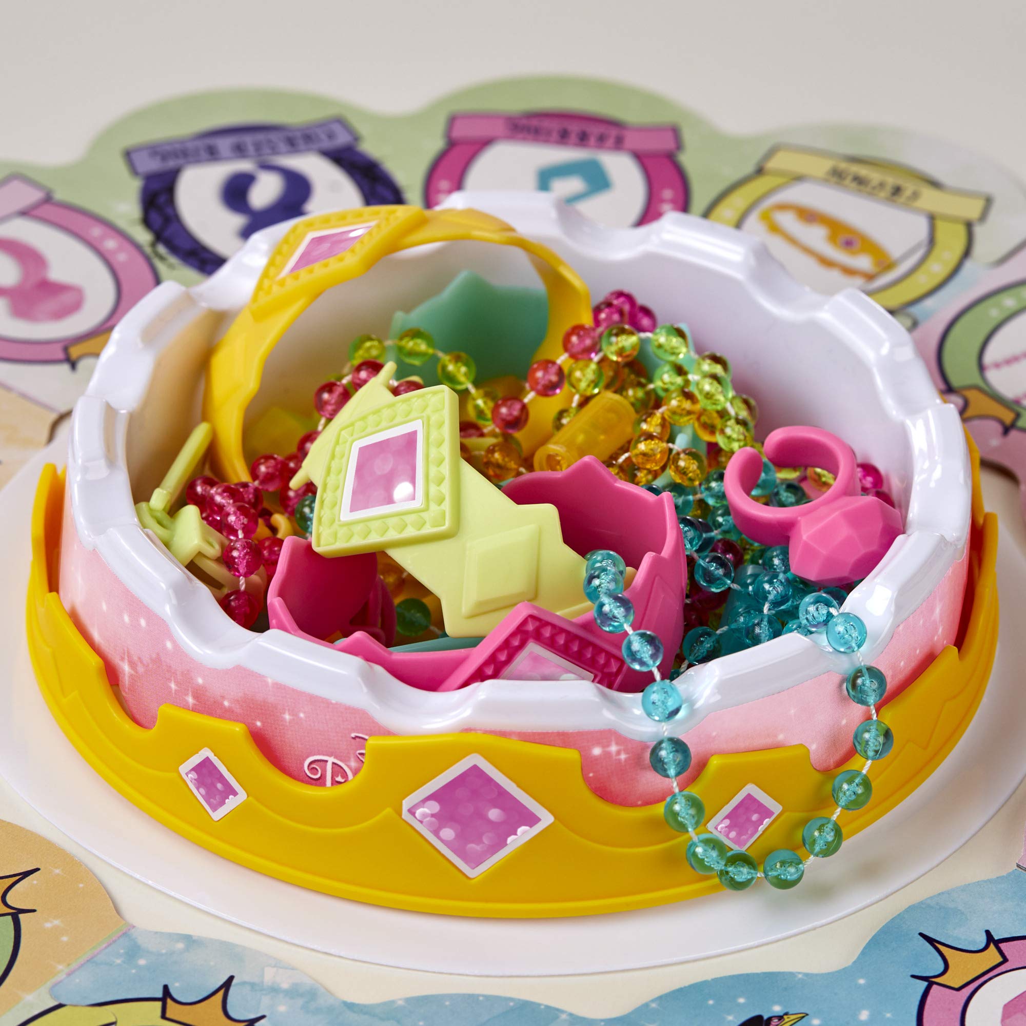 Hasbro Gaming Pretty Pretty Princess: Edition Board Game Featuring Disney Princesses, Jewelry Dress-Up Game for Kids Ages 5 and Up, for 2-4 Players (Amazon Exclusive) - Image 9