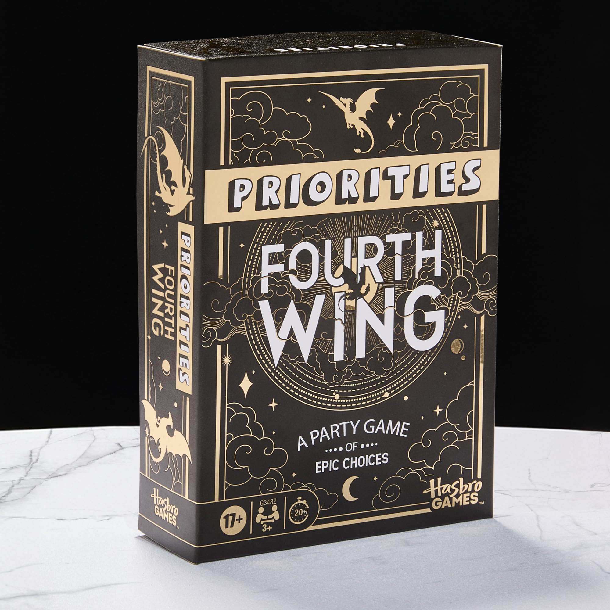Hasbro Gaming Priorities Fourth Wing Edition Game | Officially Licensed Party Game Inspired by Empyrean Series | Ages 17+ | 3+ Players | 20 Mins. - Image 11