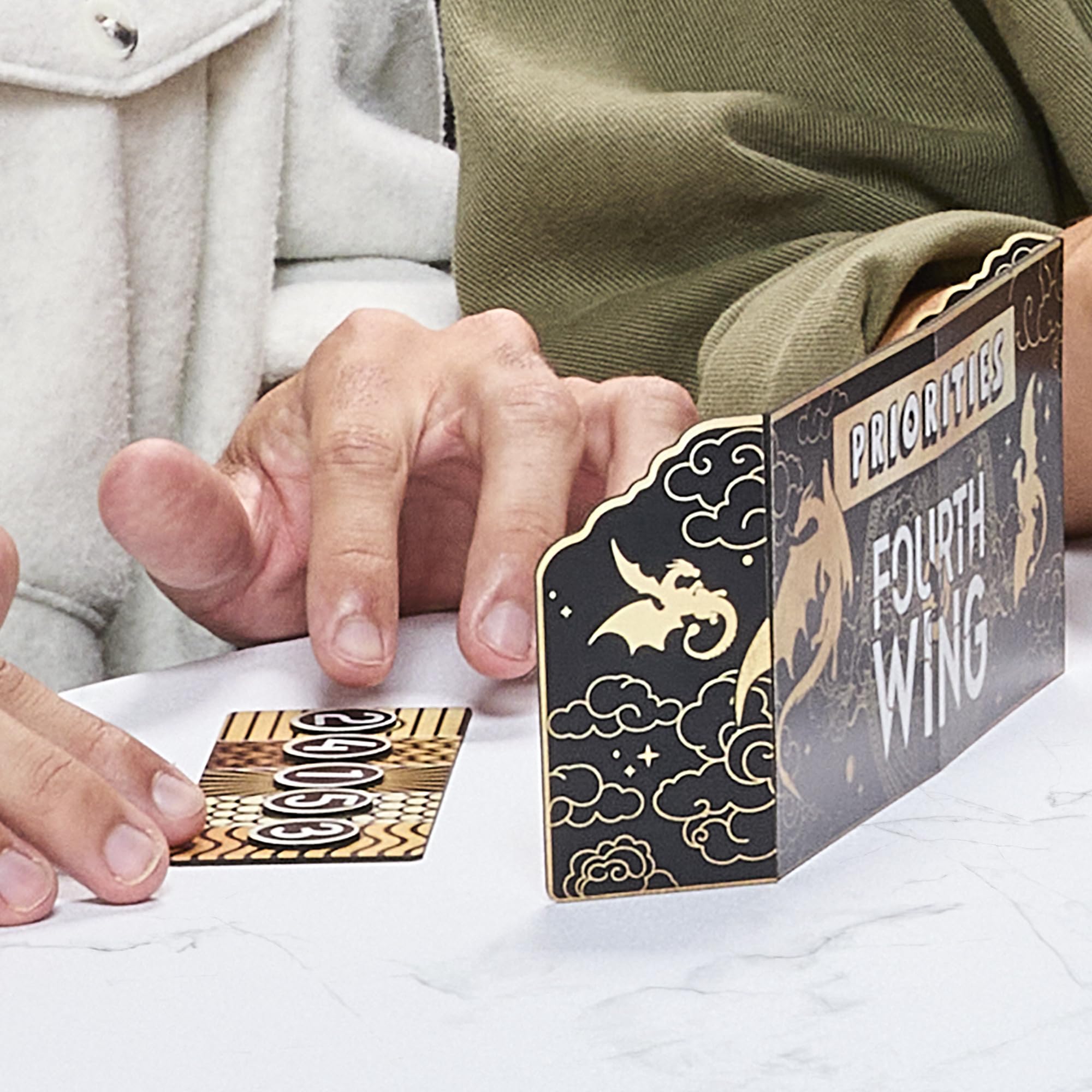 Hasbro Gaming Priorities Fourth Wing Edition Game | Officially Licensed Party Game Inspired by Empyrean Series | Ages 17+ | 3+ Players | 20 Mins. - Image 9