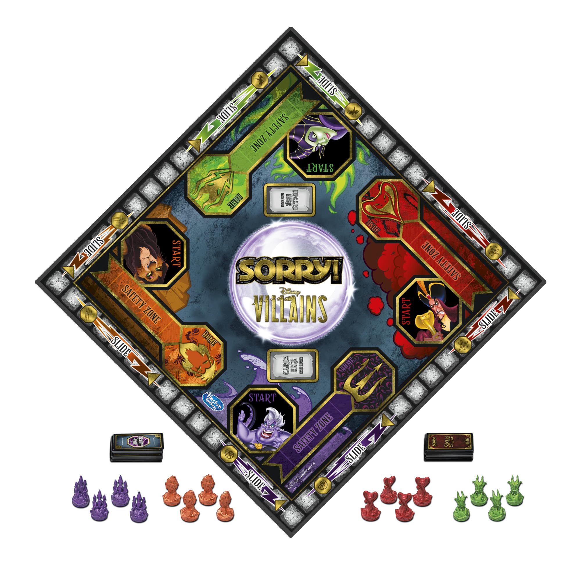 Hasbro Gaming Sorry! Board Game: Disney Villains Edition Kids Game, Family Games for Ages 6 and Up (Amazon Exclusive) - Image 10