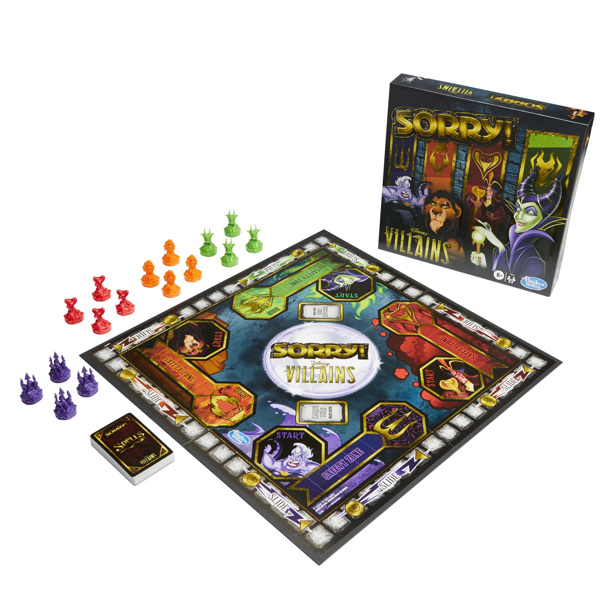 Hasbro Gaming Sorry! Board Game: Disney Villains Edition Kids Game, Family Games for Ages 6 and Up (Amazon Exclusive) - Image 11