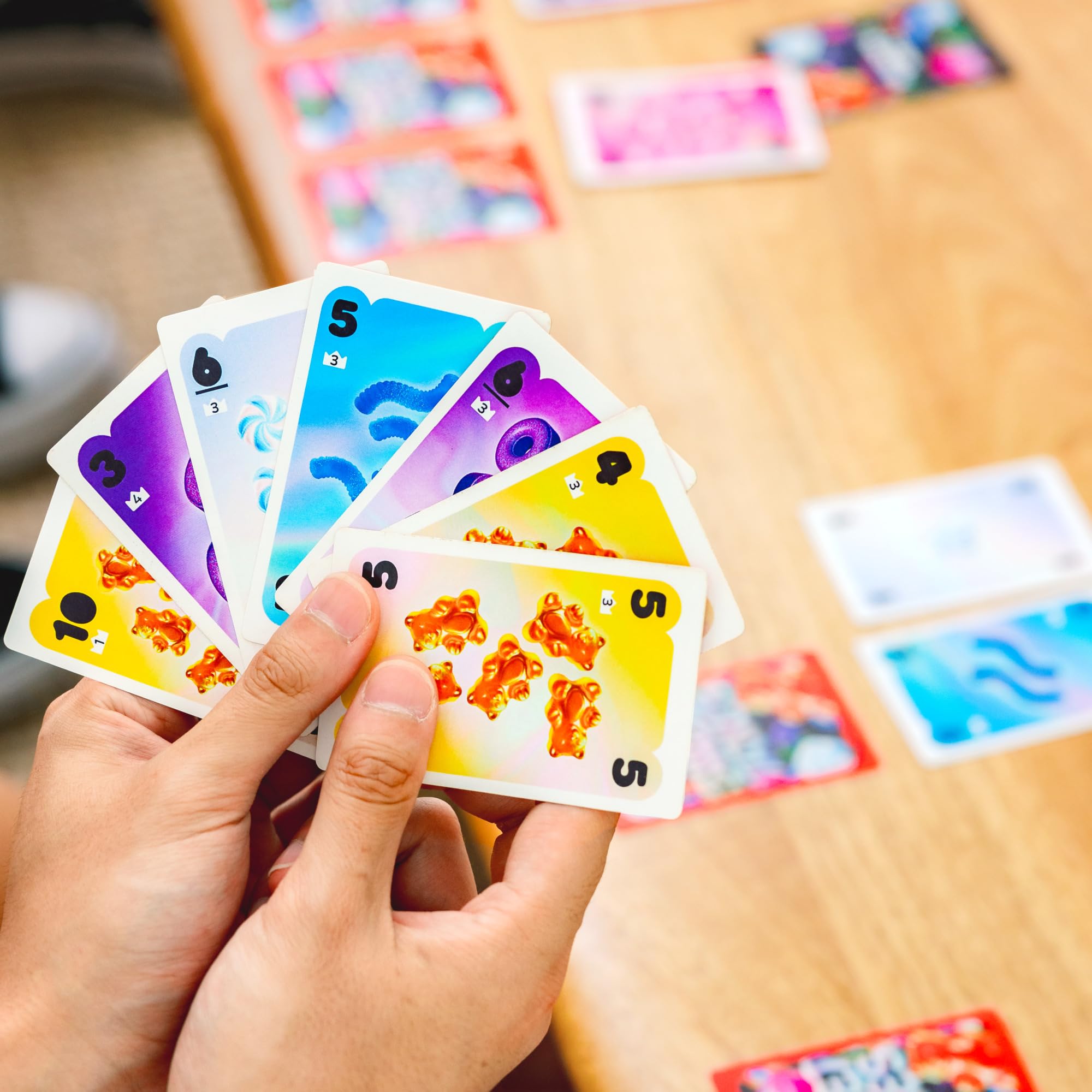 Hasbro Gaming Sweet Takes Game | Candy Themed Family Card Game for Kids, Teens, and Adults | 2 to 5 Players | 30 Mins. | Fun Summer Activities | Vacation Travel Essentials | Ages 8+ - Image 4