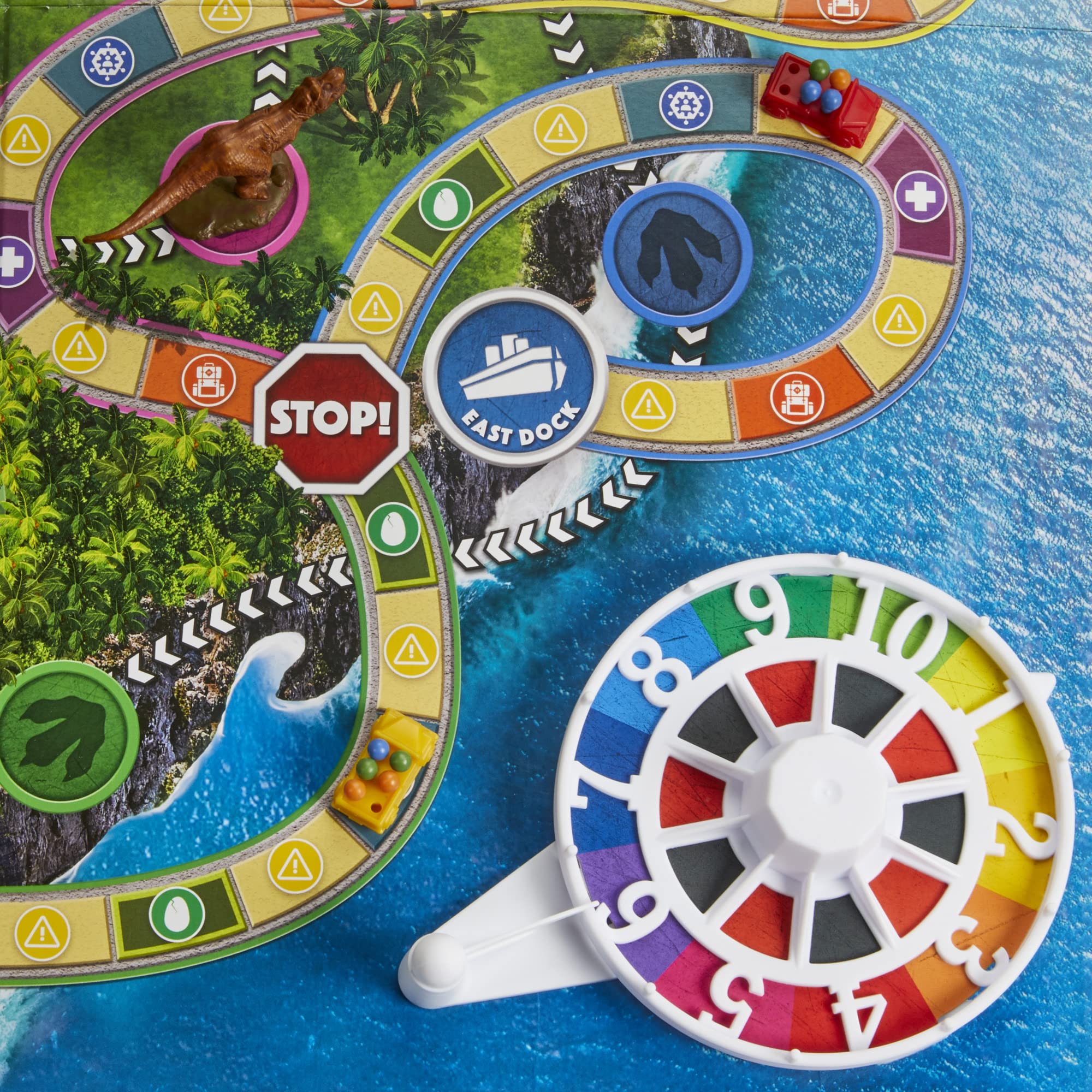 Hasbro Gaming The Game of Life Jurassic Park Edition, Family Board Game for Kids Ages 8 and Up, Inspired by The Original Hit Movie - Image 7