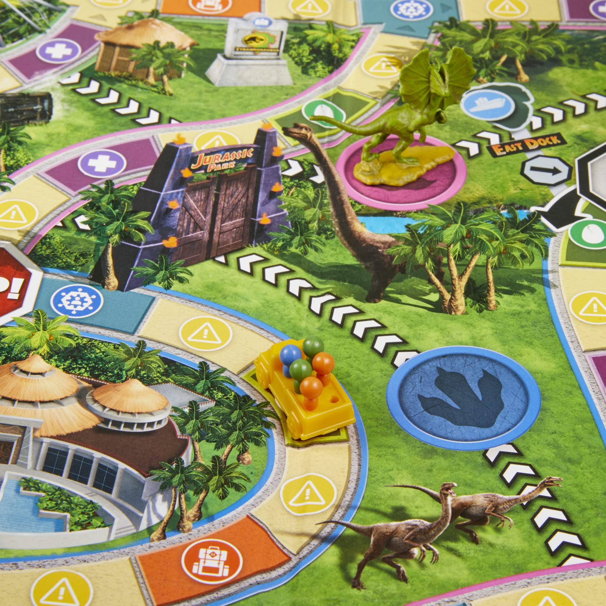 Hasbro Gaming The Game of Life Jurassic Park Edition, Family Board Game for Kids Ages 8 and Up, Inspired by The Original Hit Movie - Image 8