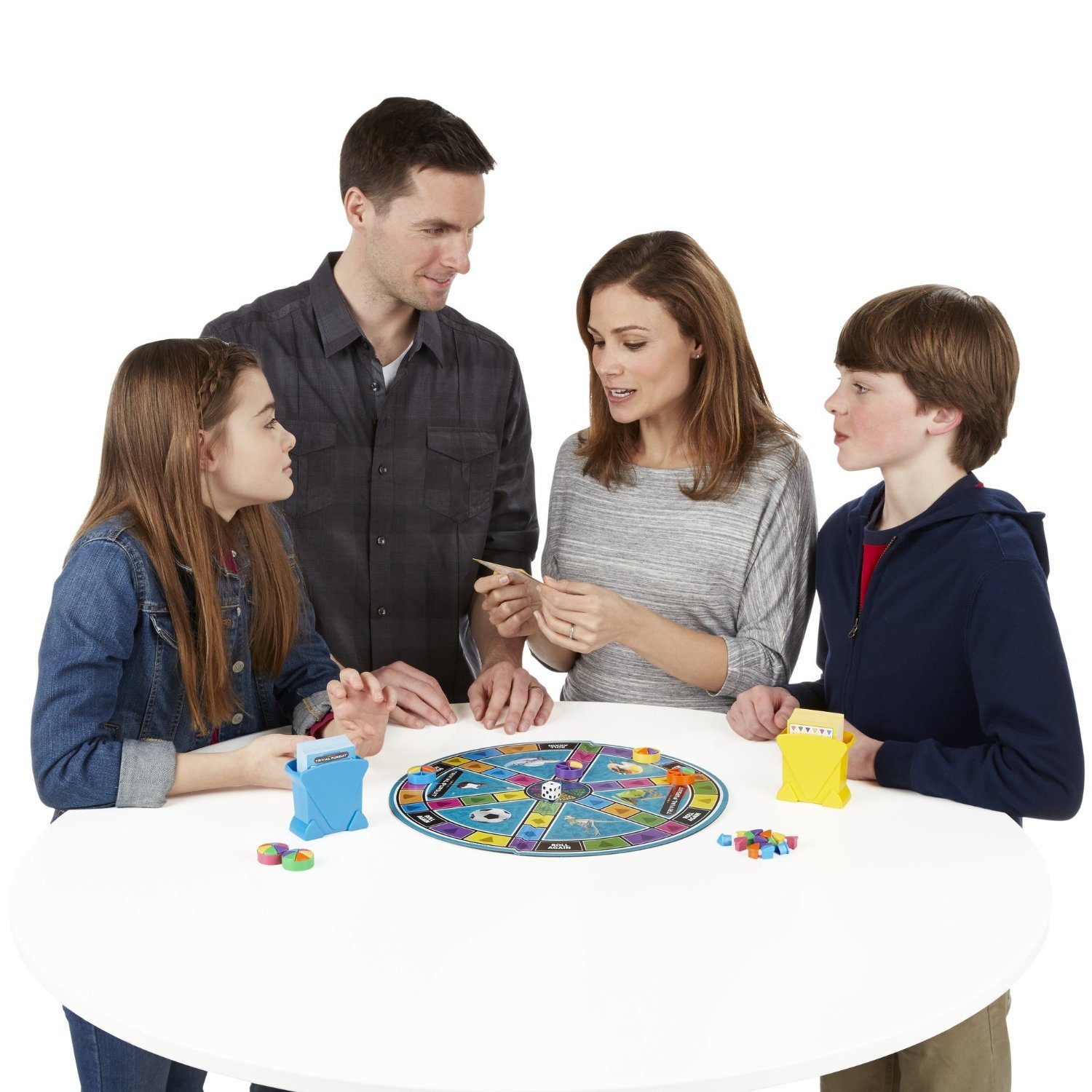 Hasbro Gaming Trivial Pursuit Game: Family Edition Board Game, Family Trivia Games for Adults and Kids, 2+ Players, Ages 8+ (Amazon Exclusive) - Image 3