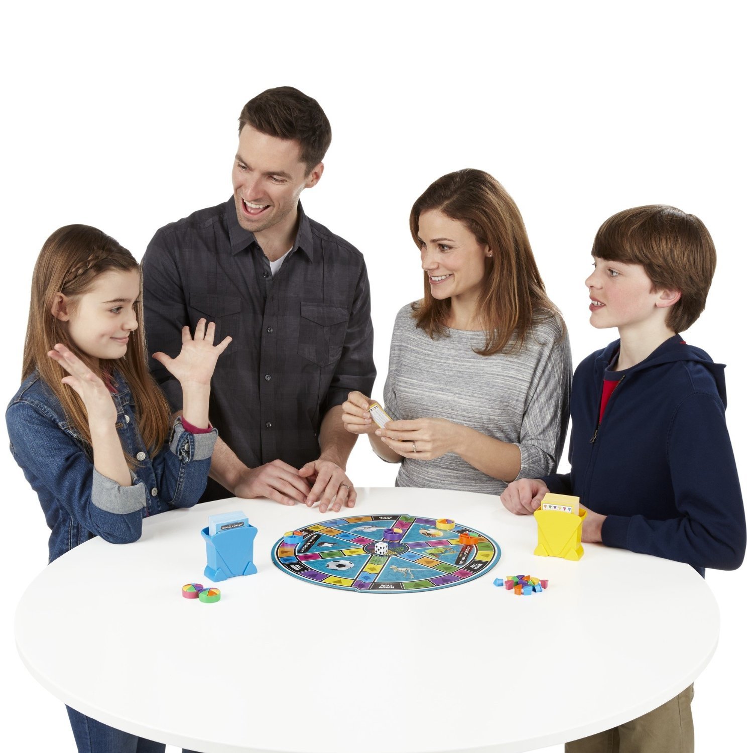 Hasbro Gaming Trivial Pursuit Game: Family Edition Board Game, Family Trivia Games for Adults and Kids, 2+ Players, Ages 8+ (Amazon Exclusive) - Image 4