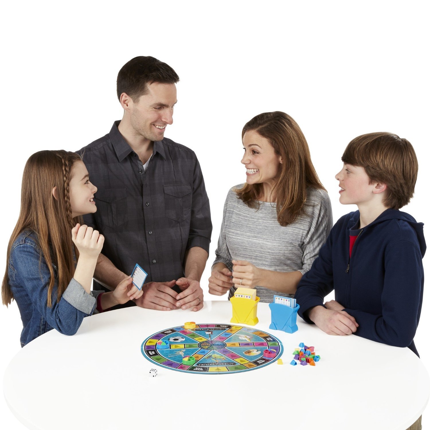 Hasbro Gaming Trivial Pursuit Game: Family Edition Board Game, Family Trivia Games for Adults and Kids, 2+ Players, Ages 8+ (Amazon Exclusive) - Image 7