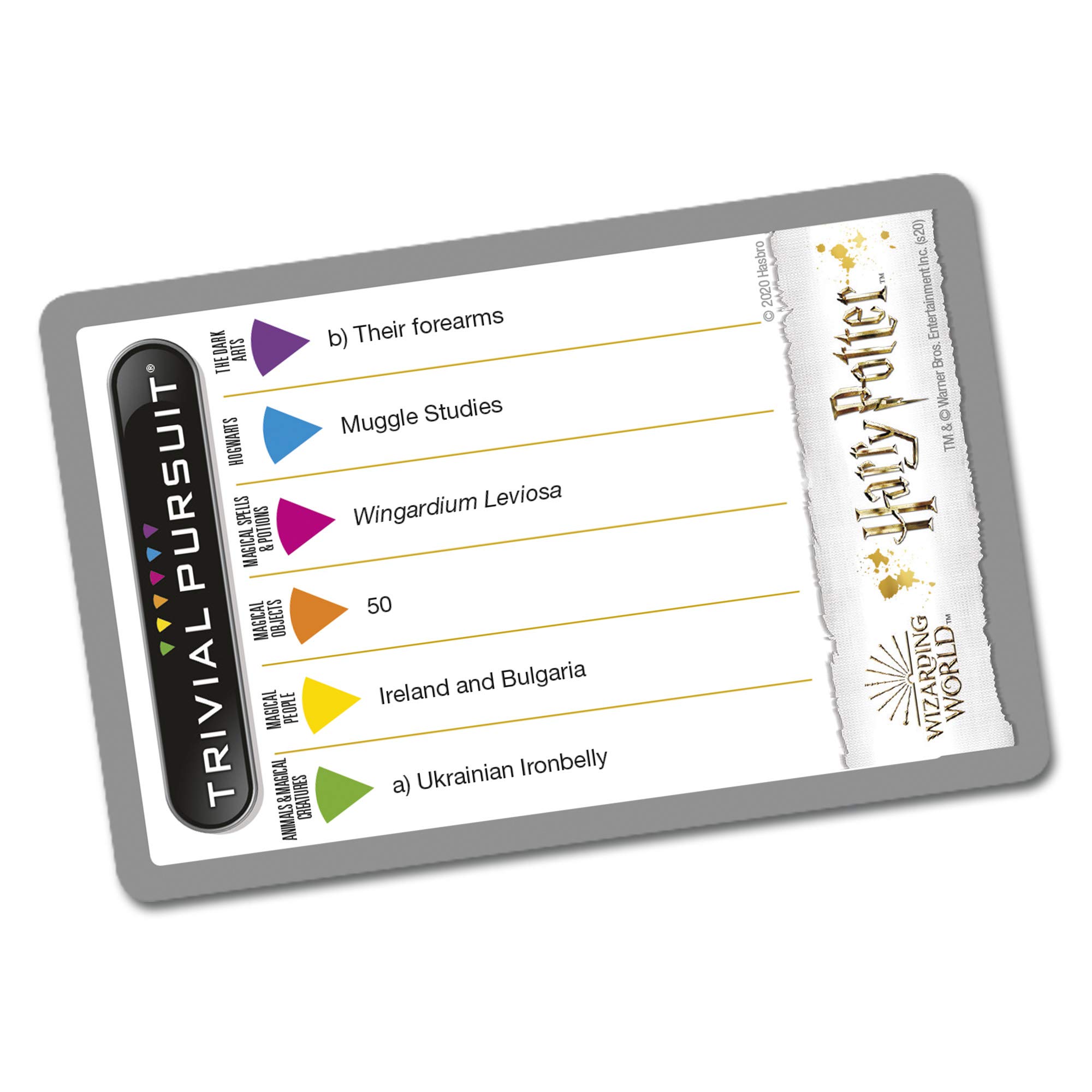 Hasbro Gaming Trivial Pursuit: Wizarding World Harry Potter Edition Compact Trivia Game, 2+ Players, 600 Trivia Questions, 8+ (Amazon Exclusive) - Image 5