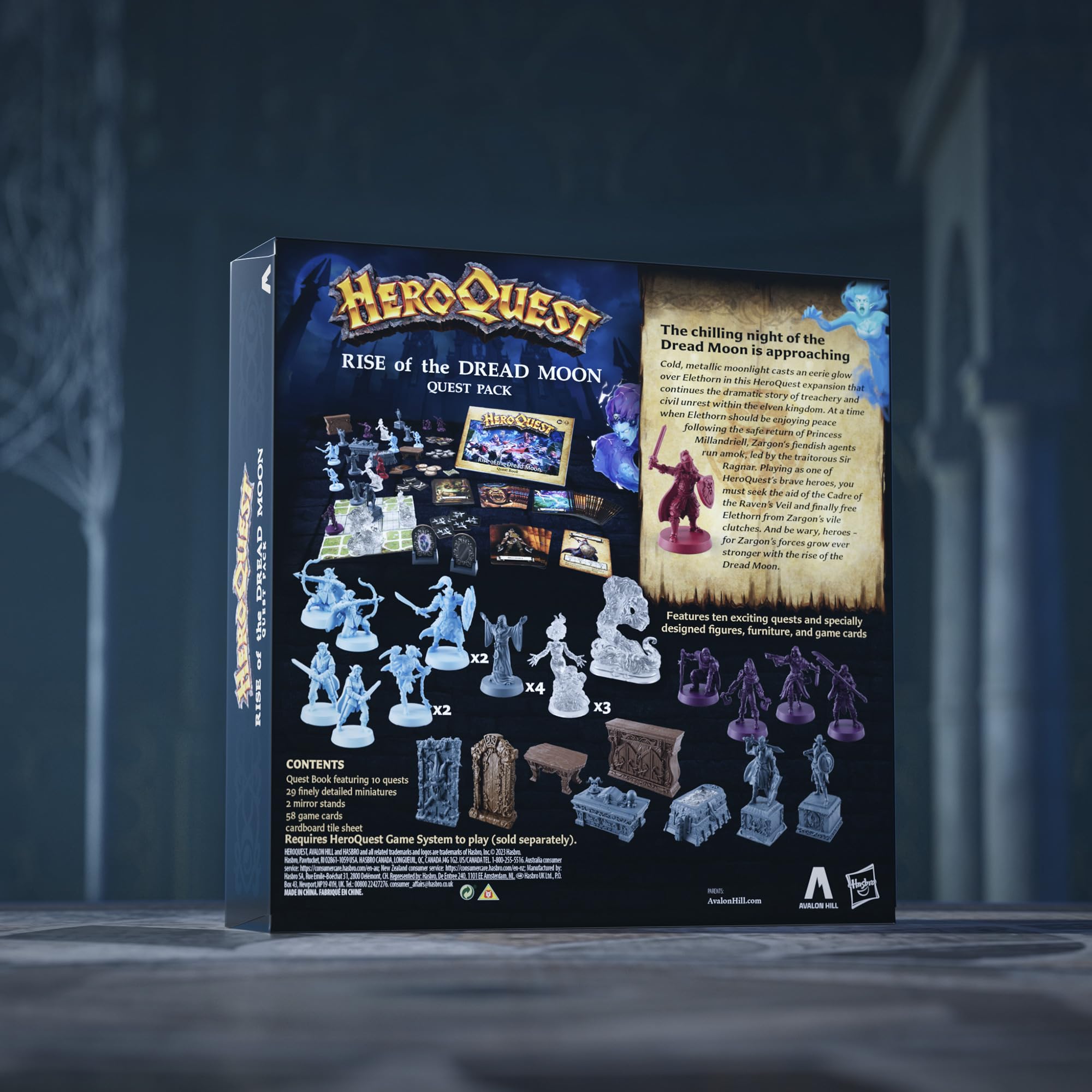 HeroQuest Rise of The Dread Moon Quest Pack, Requires HeroQuest Game System to Play, Roleplaying Games for 2-5 Players, Ages 14+ - Image 3