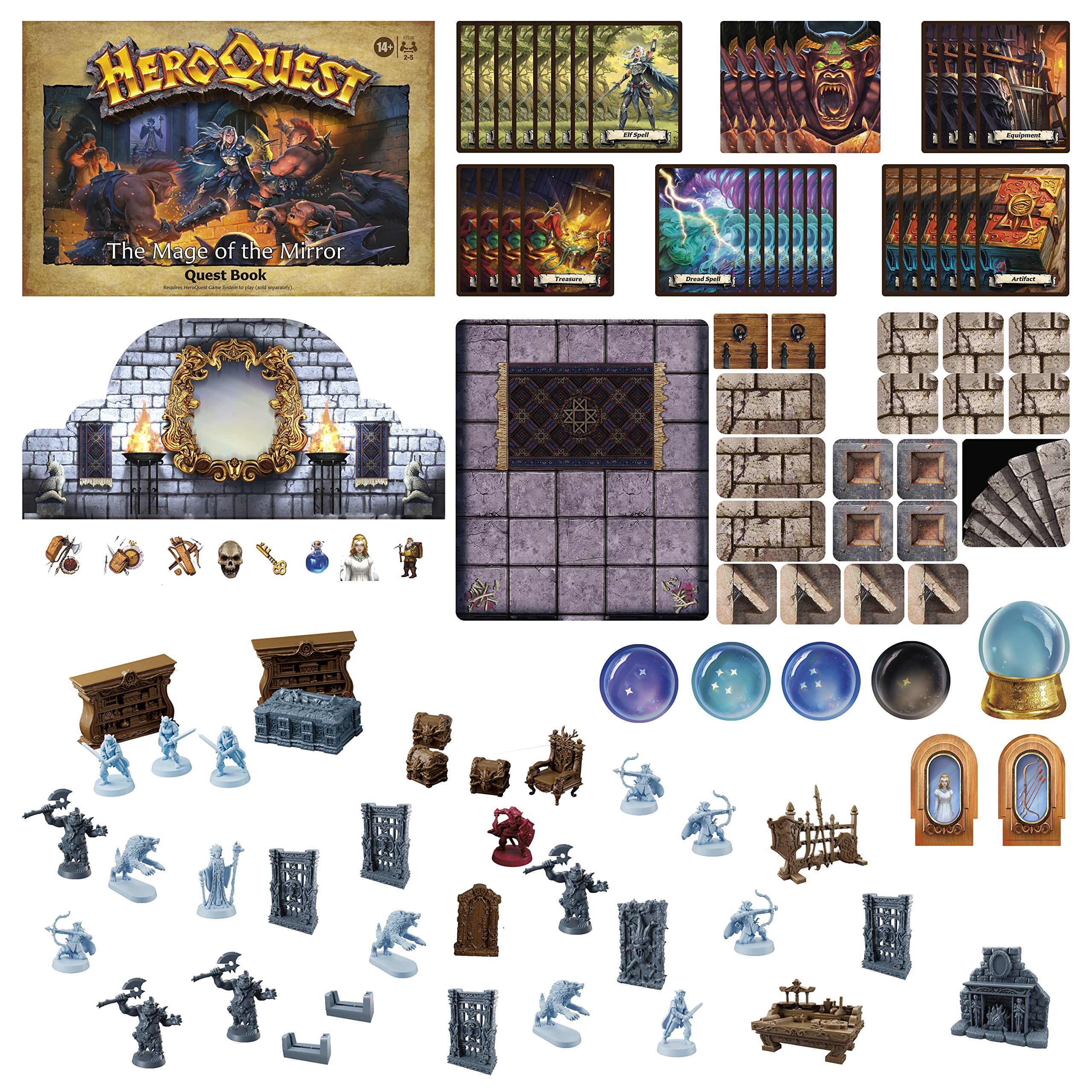 Heroquest The Mage of The Mirror Quest Pack, Roleplaying Game for Ages 14+, Requires HeroQuest Game System to Play - Image 6