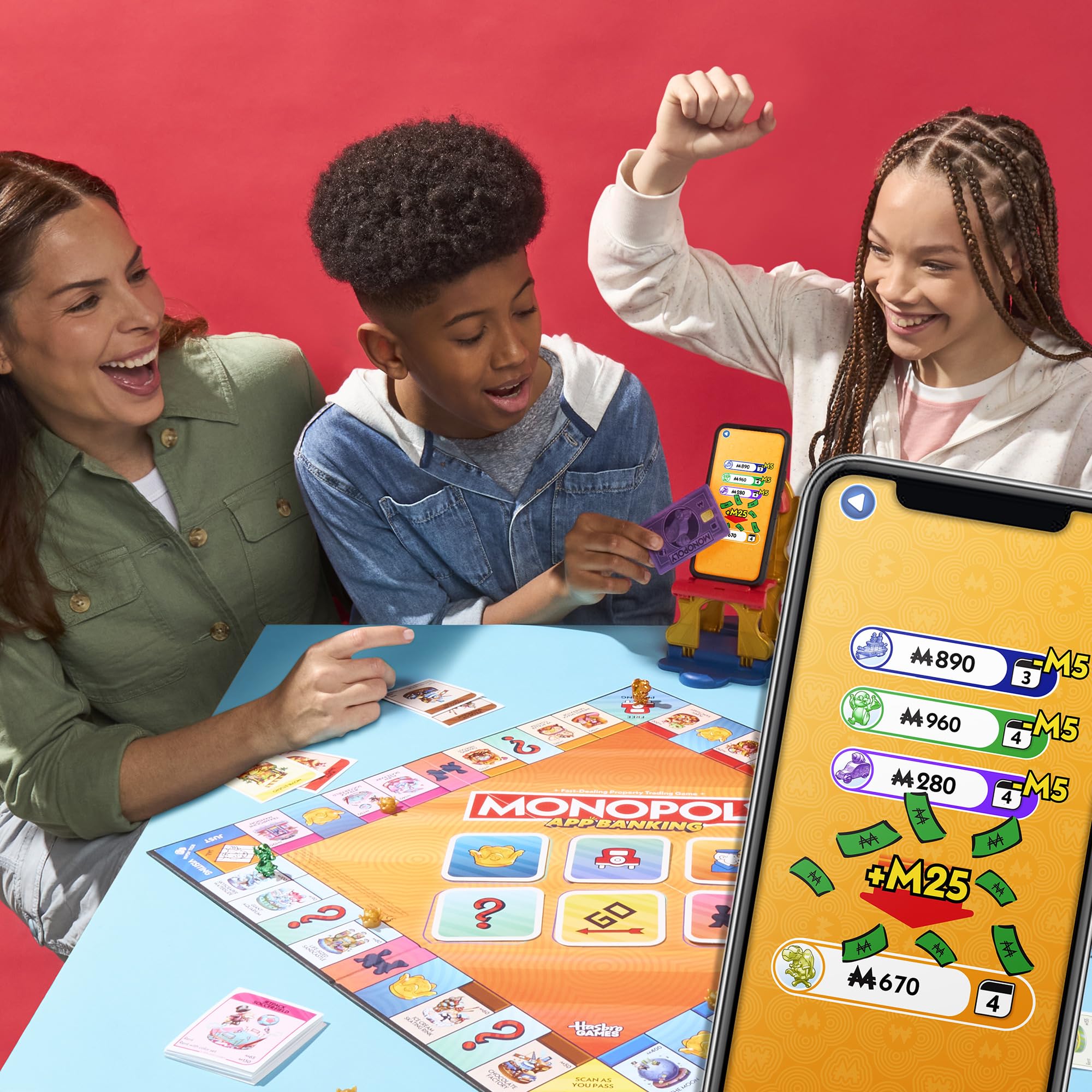 Monopoly App Banking Board Game | App-Enabled Game | Links to Smart Devices | Ages 8+ | 2 to 6 Players | 45 Mins. | Family Games for Kids - Image 10