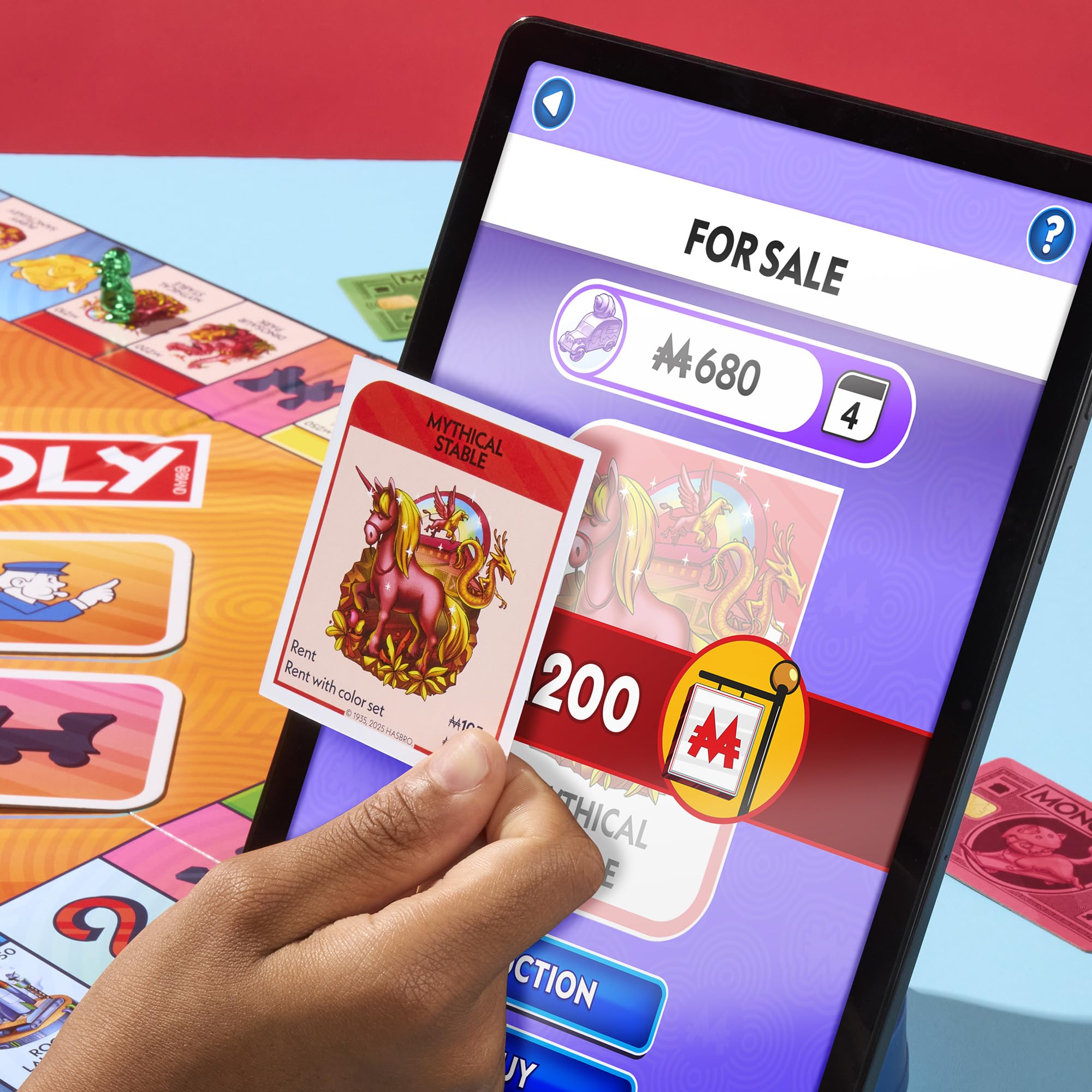 Monopoly App Banking Board Game | App-Enabled Game | Links to Smart Devices | Ages 8+ | 2 to 6 Players | 45 Mins. | Family Games for Kids - Image 13