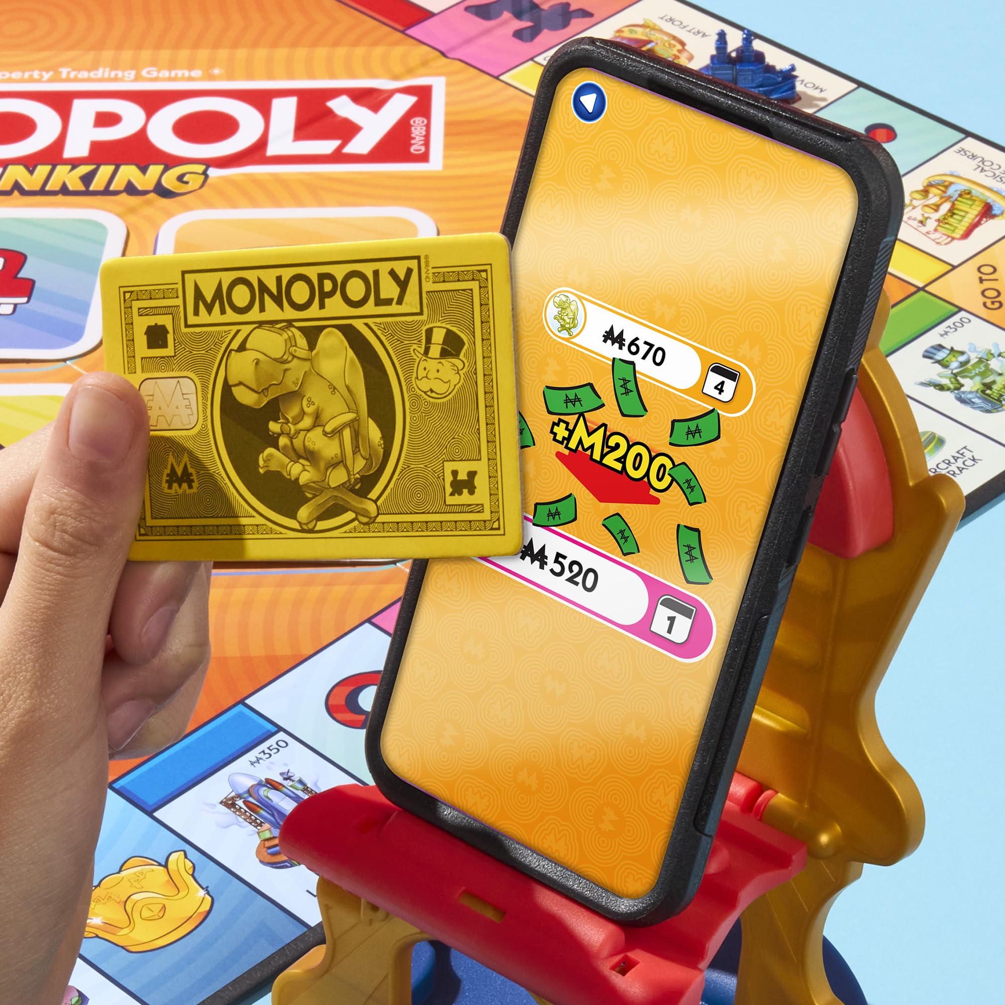 Monopoly App Banking Board Game | App-Enabled Game | Links to Smart Devices | Ages 8+ | 2 to 6 Players | 45 Mins. | Family Games for Kids - Image 5