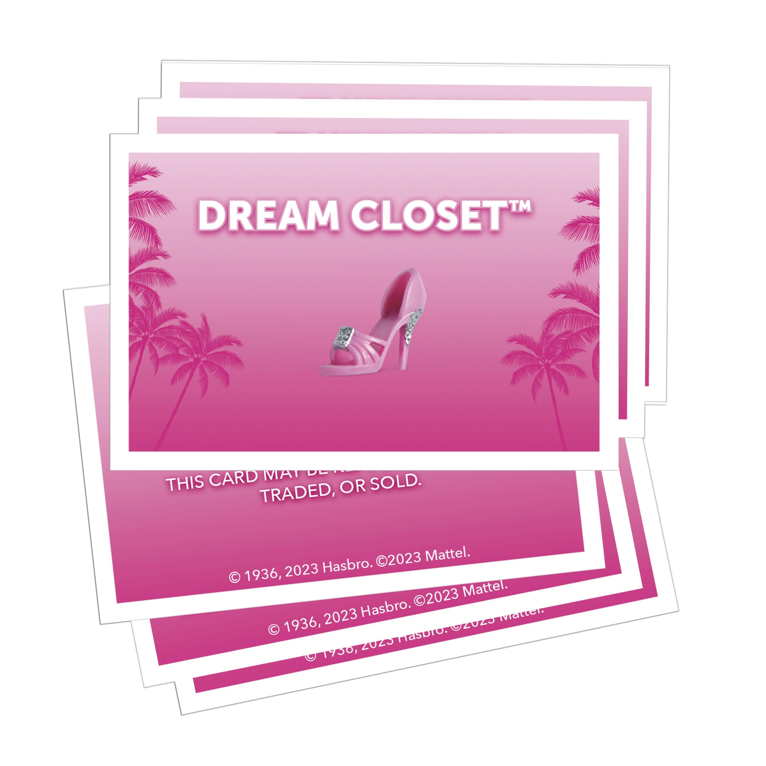 Monopoly: Barbie Edition Board Game, Ages 8+, 2-6 Players, Fun Family Games for Kids and Adults, with 6 Barbie-Themed Pink Zinc Tokens, Kids Gifts - Image 14