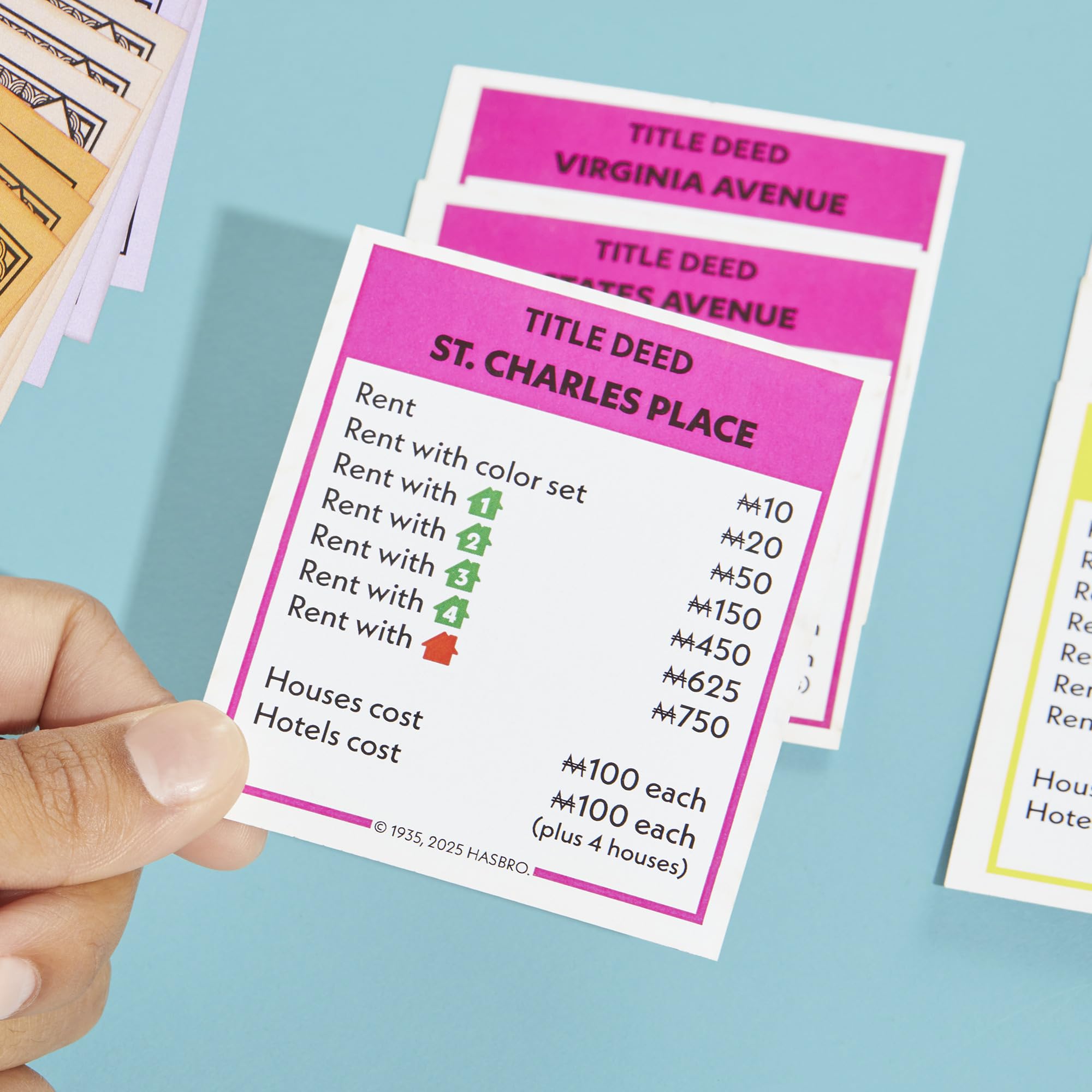 Monopoly Board Game | Classic Game with Storage Tray and Larger Tokens | Ages 8+ | 2 to 6 Players | Family Games for Kids and Adults | Kids Gifts - Image 7