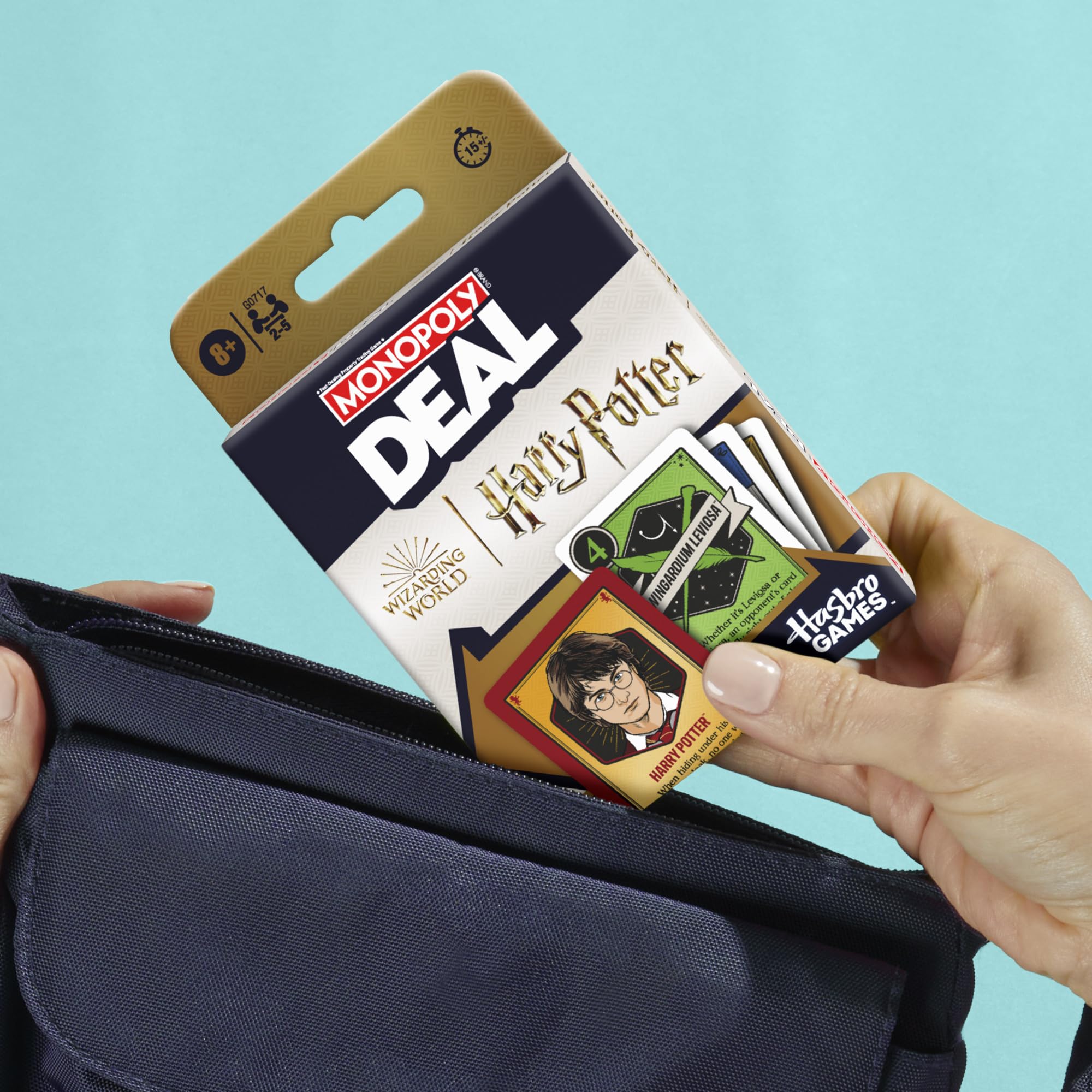 Monopoly Deal: Harry Potter Card Game | Family Games for Kids and Adults | Ages 8 and Up | 2 to 5 Players | 15 mins. | Travel Size - Image 10