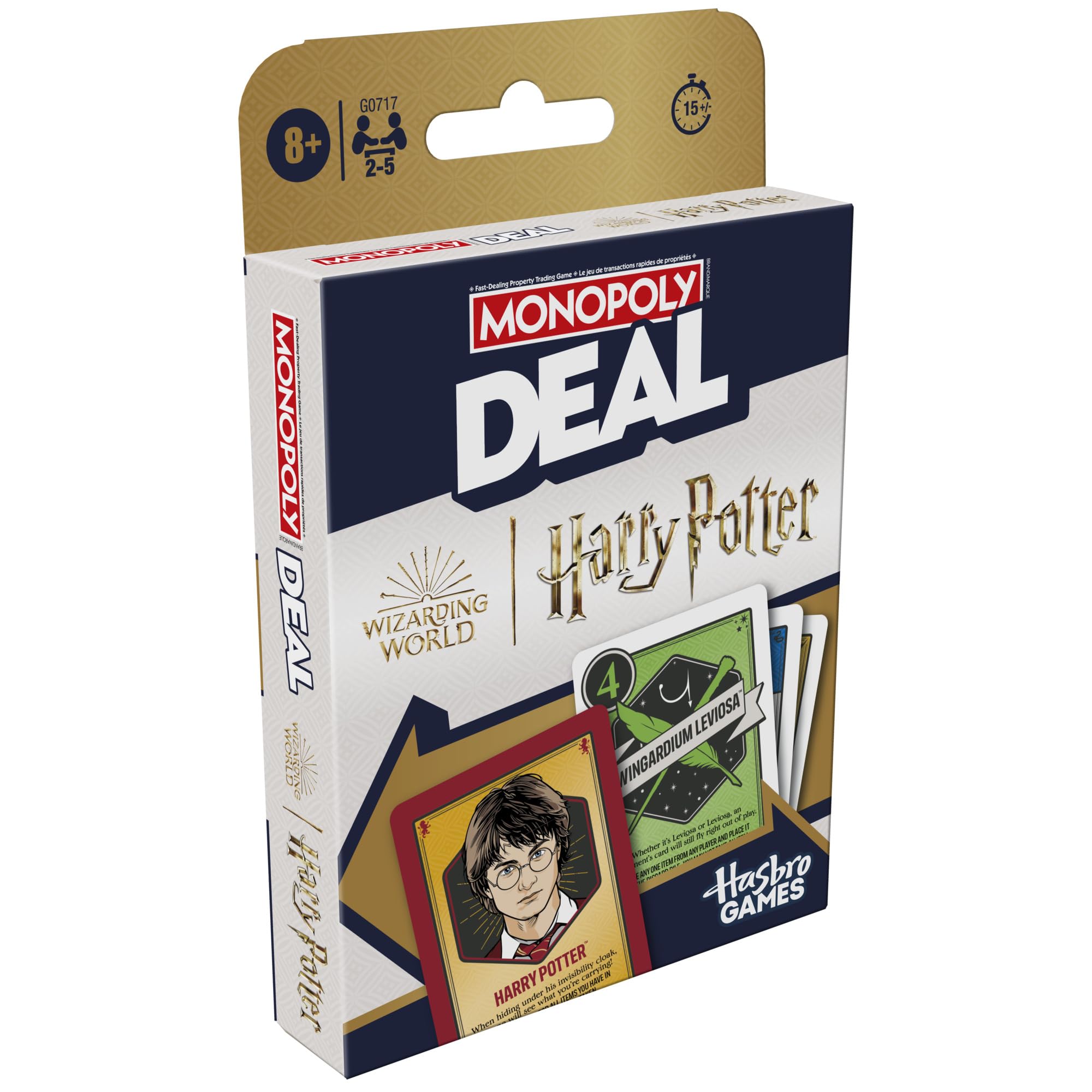 Monopoly Deal: Harry Potter Card Game | Family Games for Kids and Adults | Ages 8 and Up | 2 to 5 Players | 15 mins. | Travel Size - Image 13